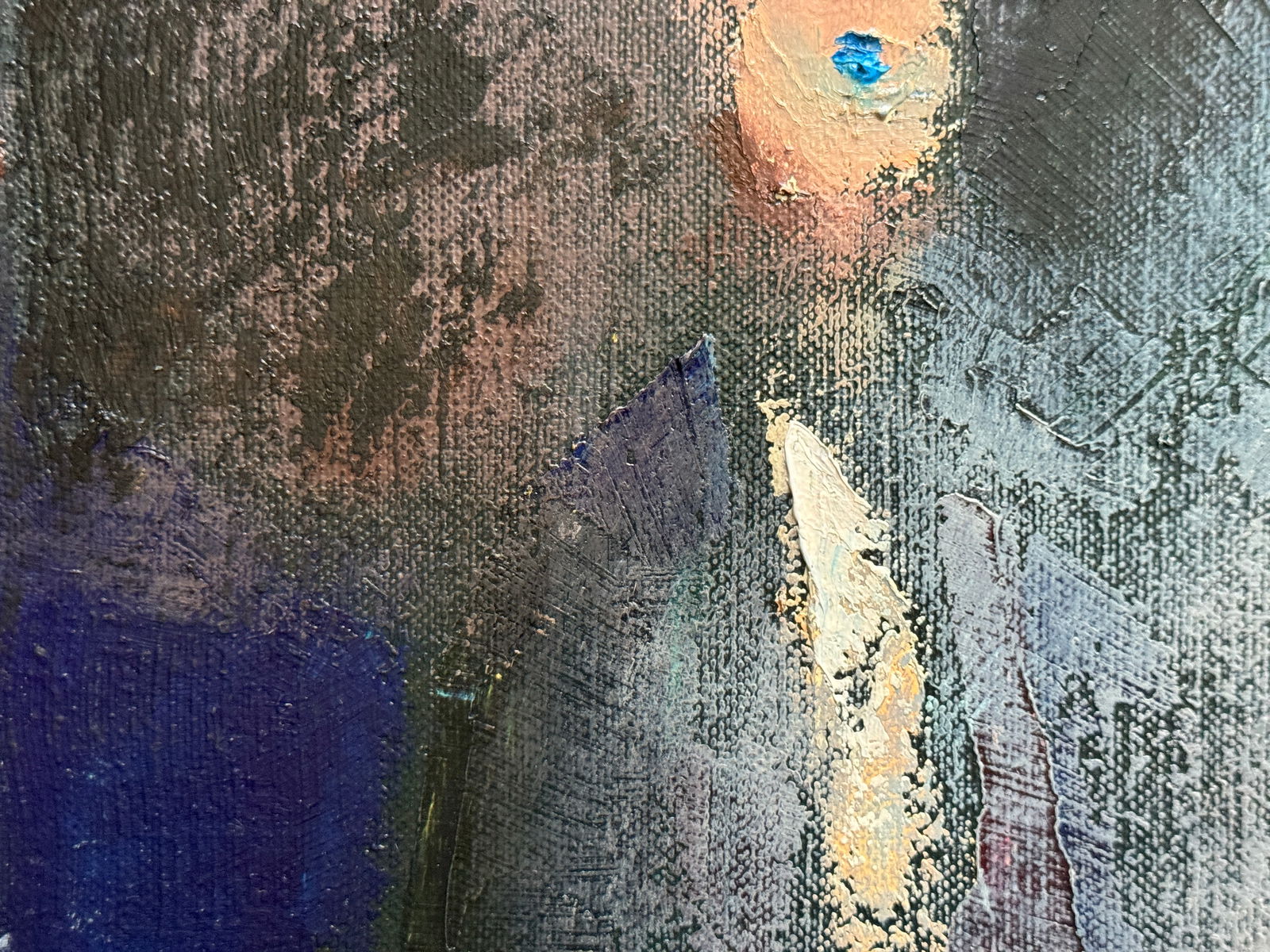 Oil painting with frame Female portrait K. Leonid - 5