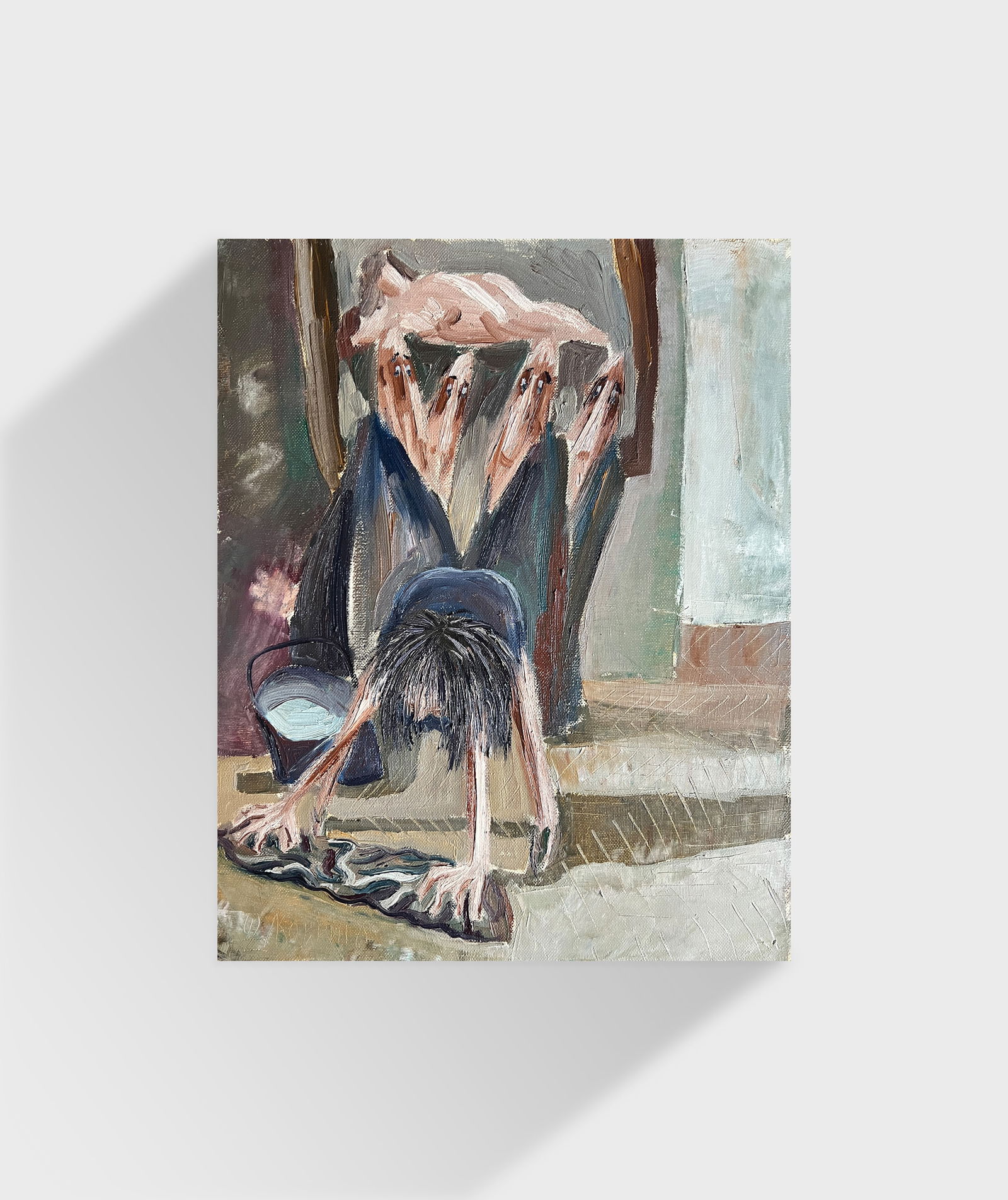 Oil painting with frame Art gallery K. Leonid - 11