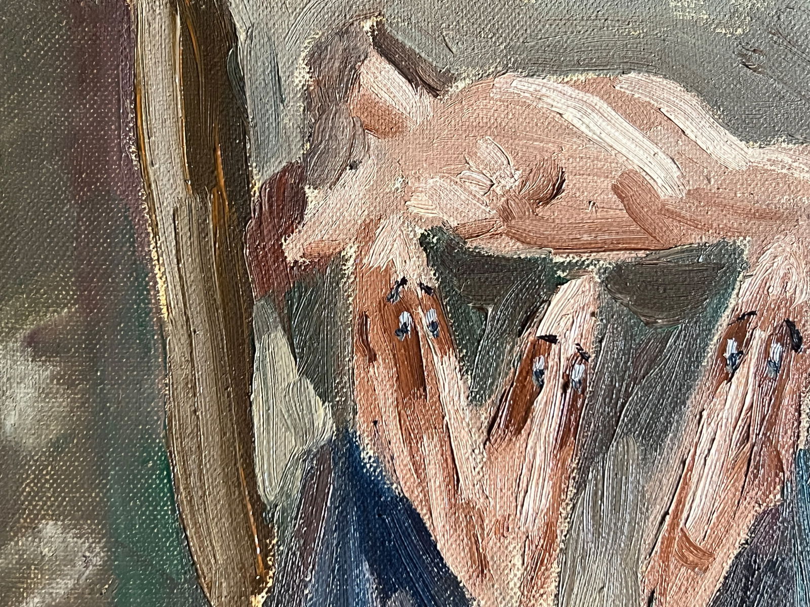 Oil painting with frame Art gallery K. Leonid - 2