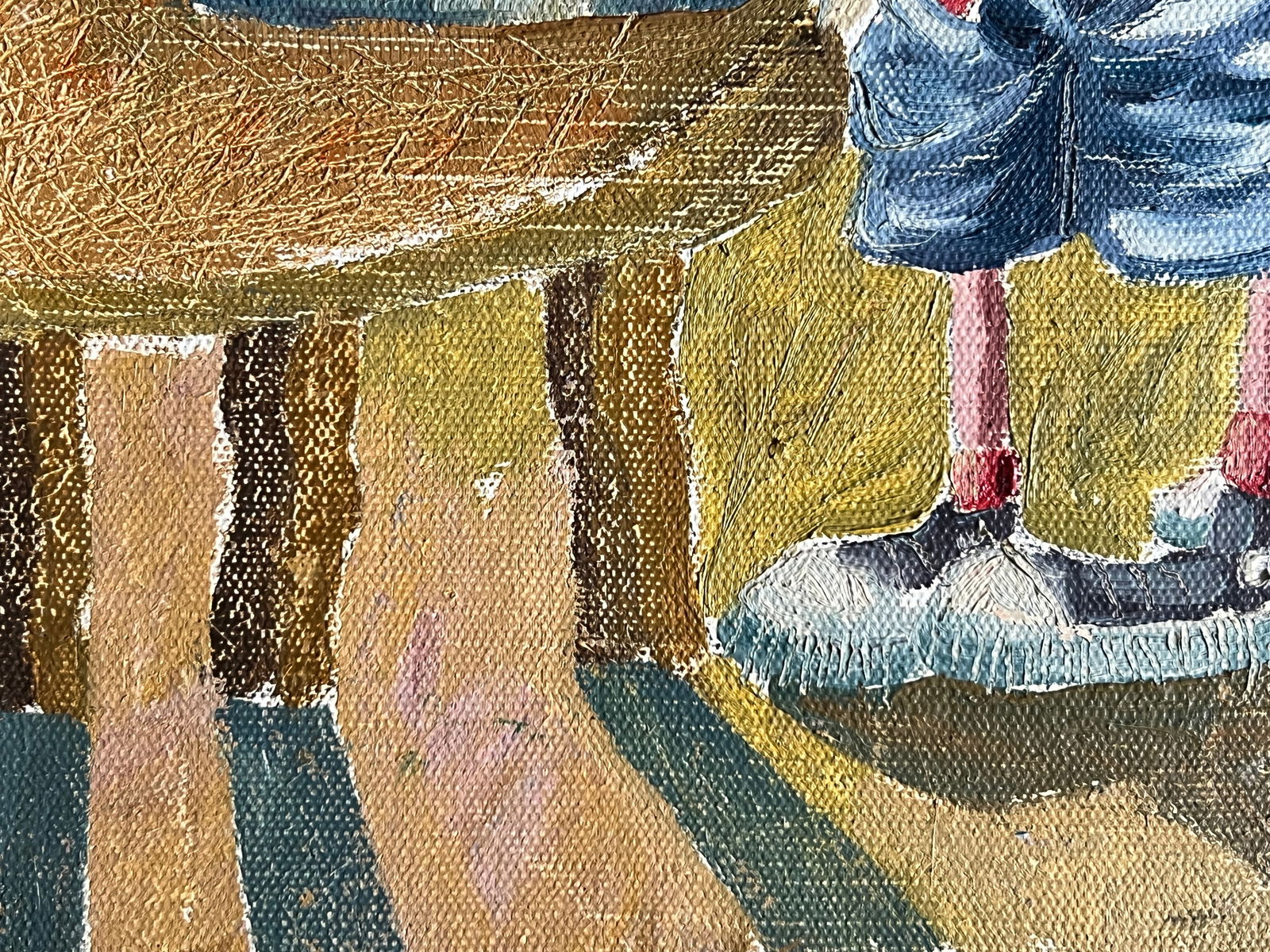 Oil painting with frame Queue K. Leonid - 5