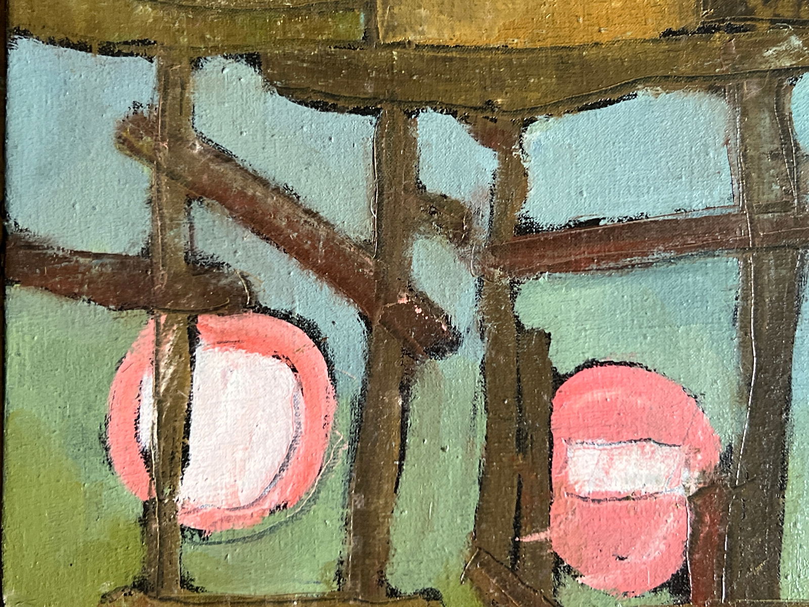 Oil painting with frame A little angel K. Leonid - 6