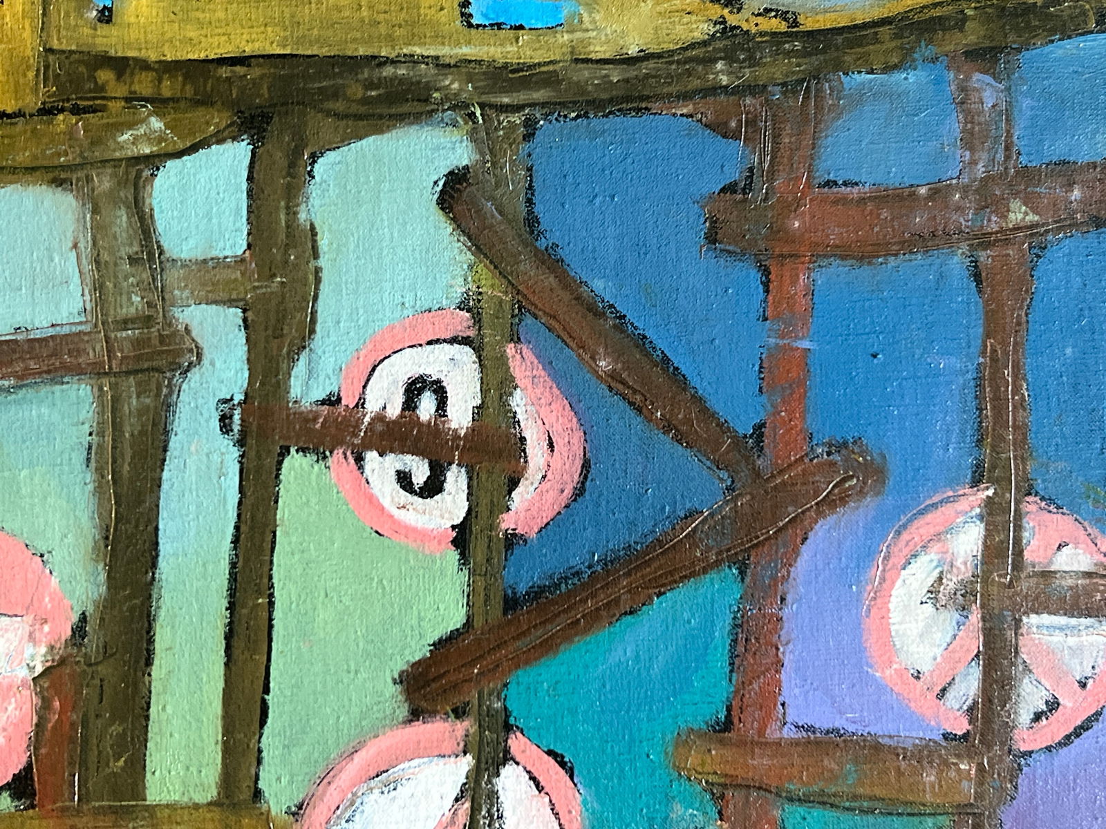 Oil painting with frame A little angel K. Leonid - 7