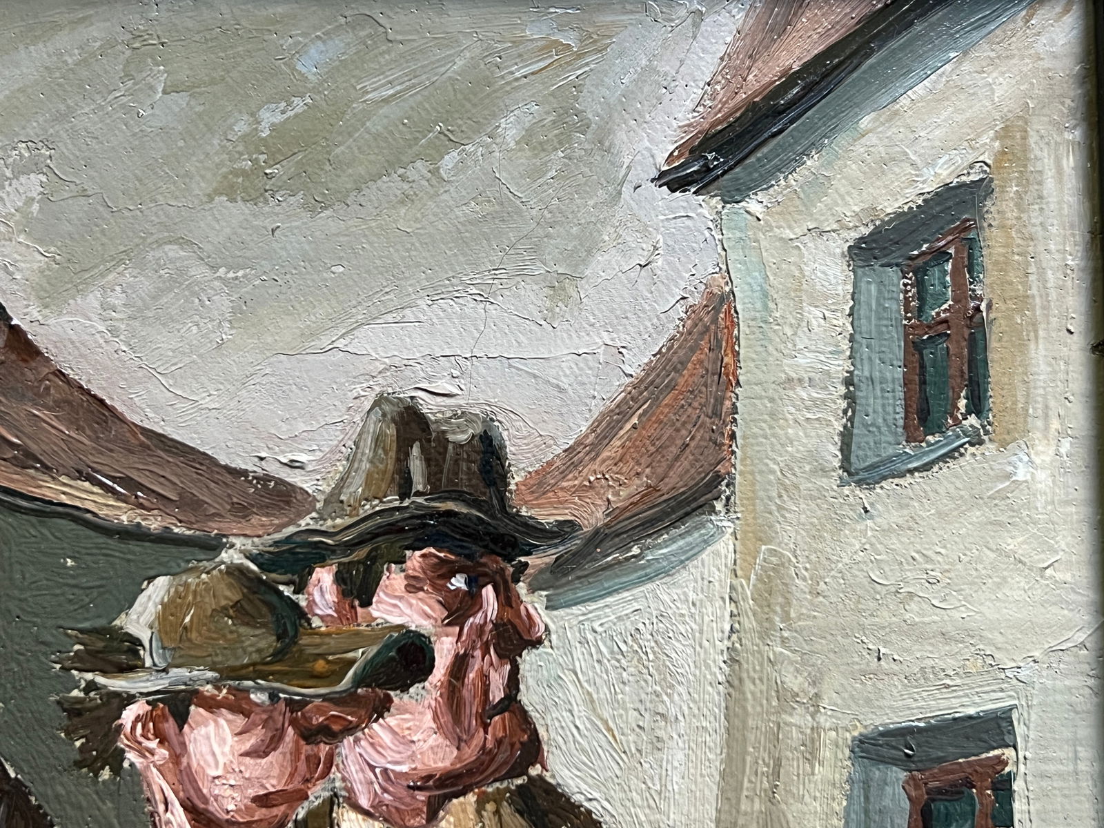 Oil painting with frame hello K. Leonid - 10