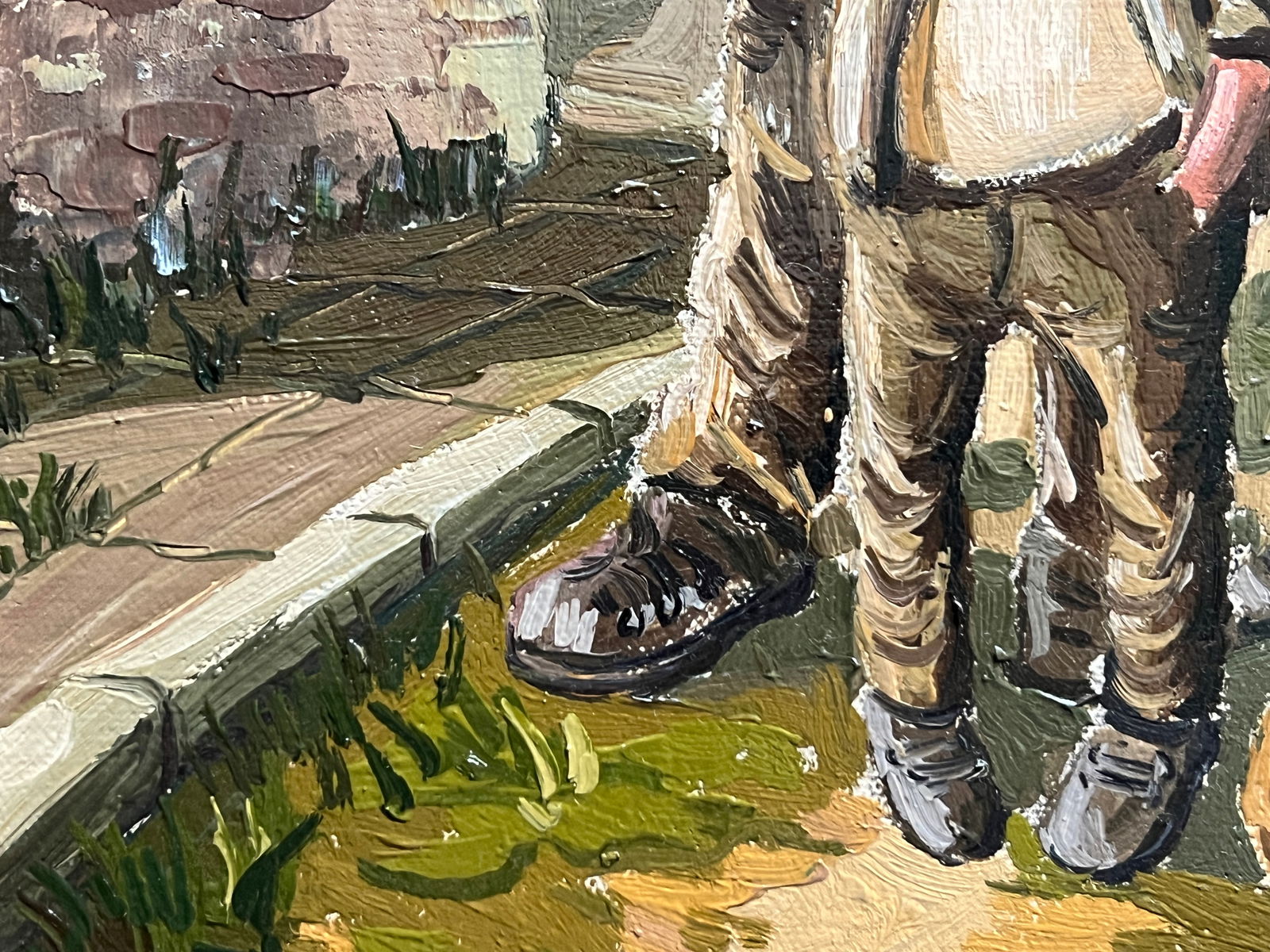 Oil painting with frame hello K. Leonid - 5