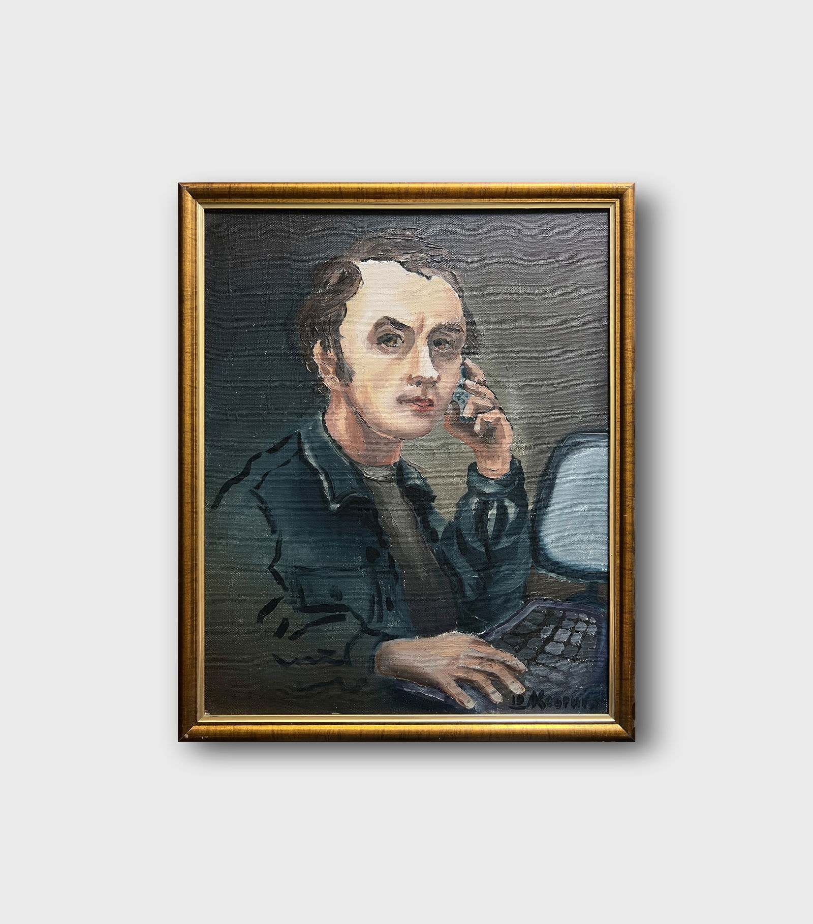 Oil painting with frame Taras Shevchenko K. Leonid - 11