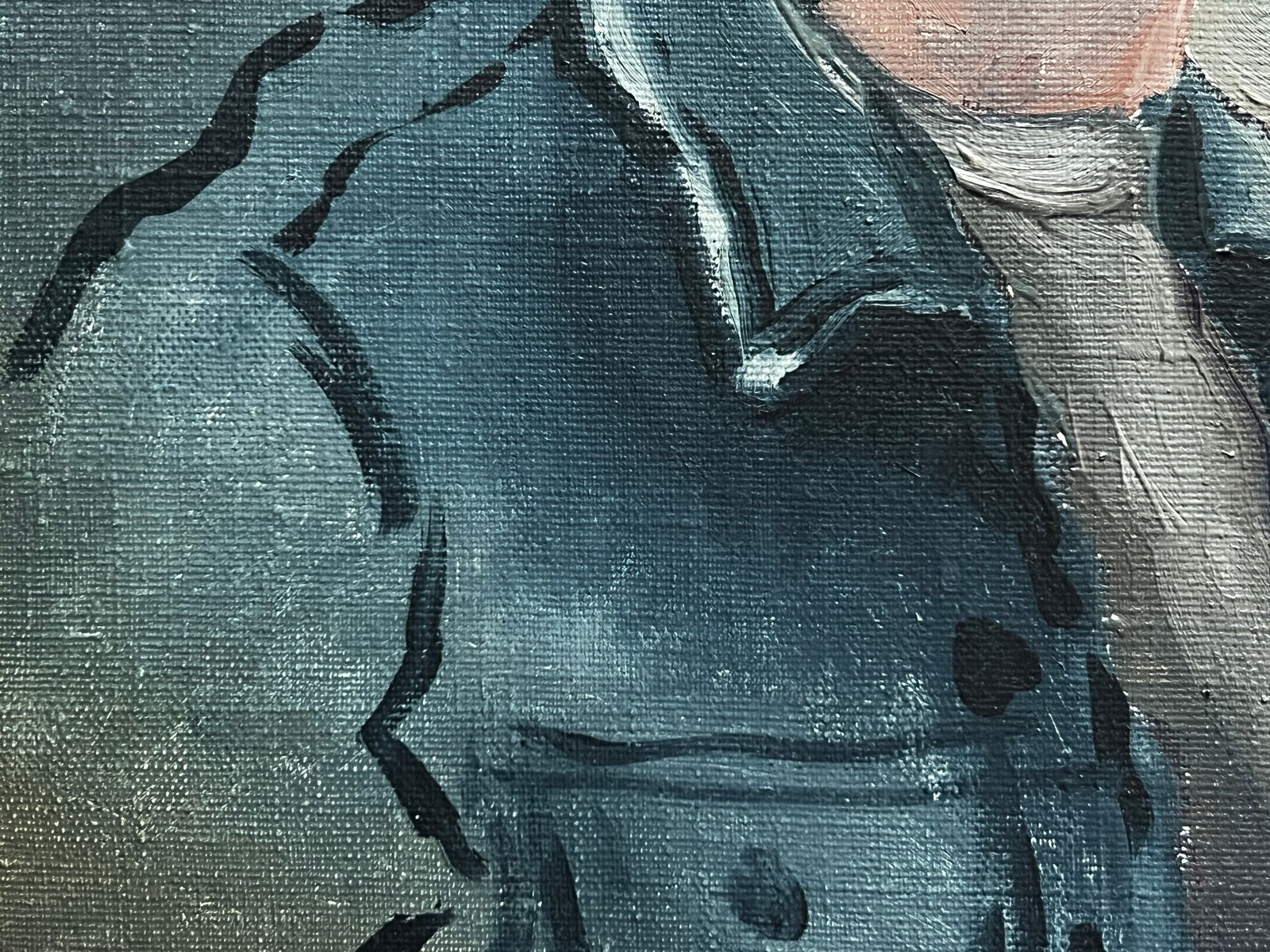 Oil painting with frame Taras Shevchenko K. Leonid - 4