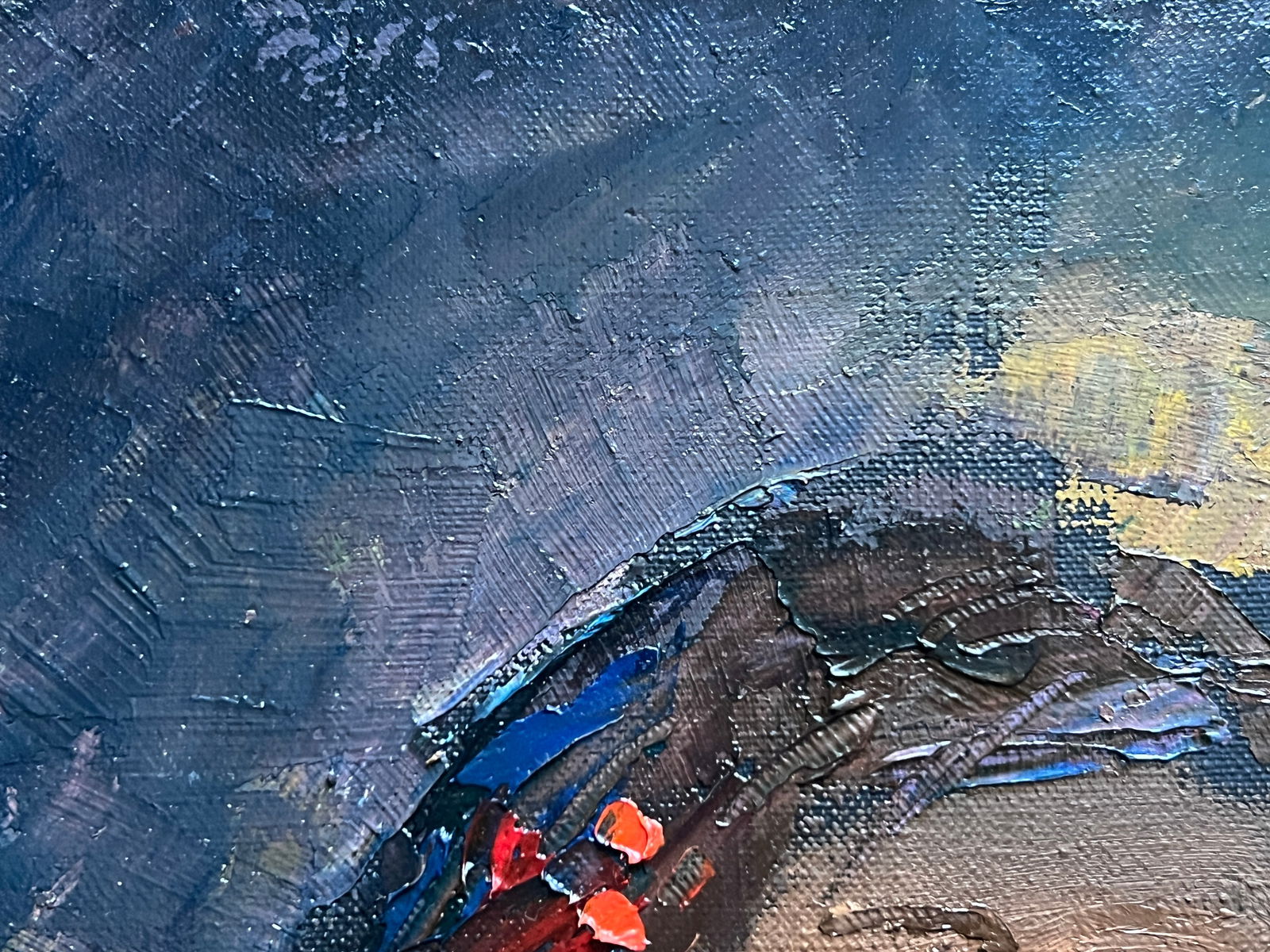 Oil painting with frame Kateryna K. Leonid - 3