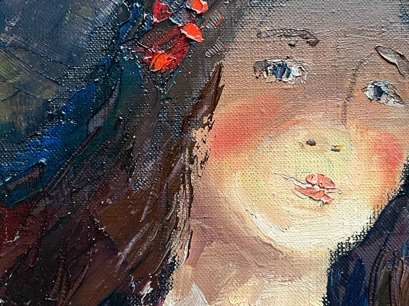 Oil painting with frame Kateryna K. Leonid - 4