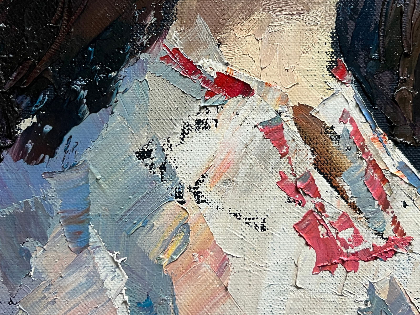 Oil painting with frame Kateryna K. Leonid - 5