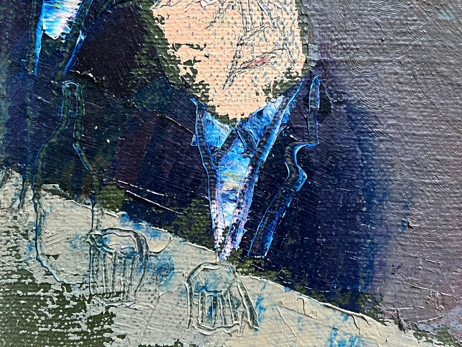 Oil painting with frame Birthday K. Leonid - 6