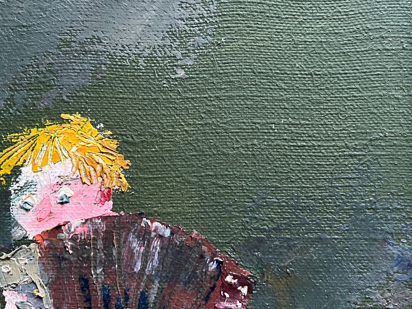 Oil painting with frame Birthday K. Leonid - 9