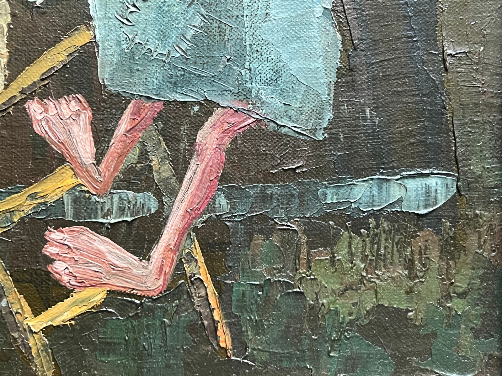 Oil painting with frame Fool K. Leonid - 6