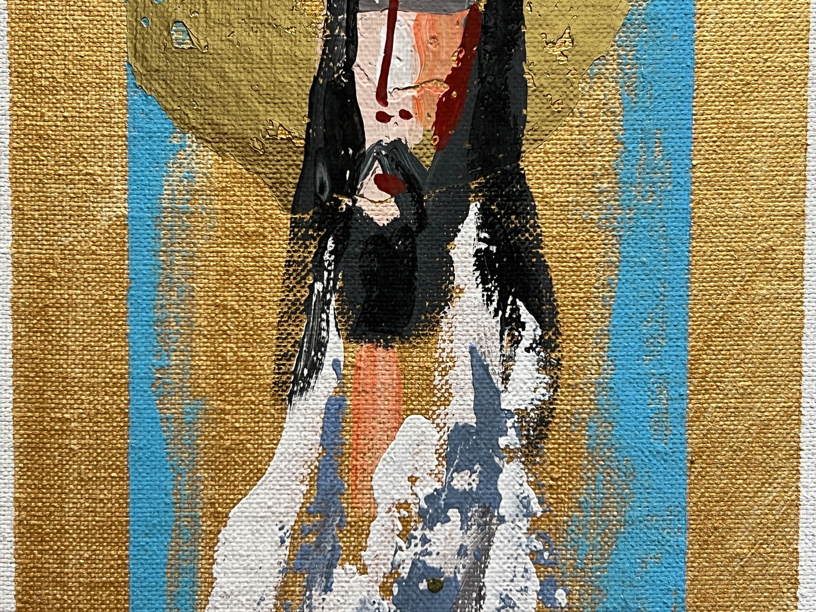 Acrylic painting Jesus K. Leonid - 3