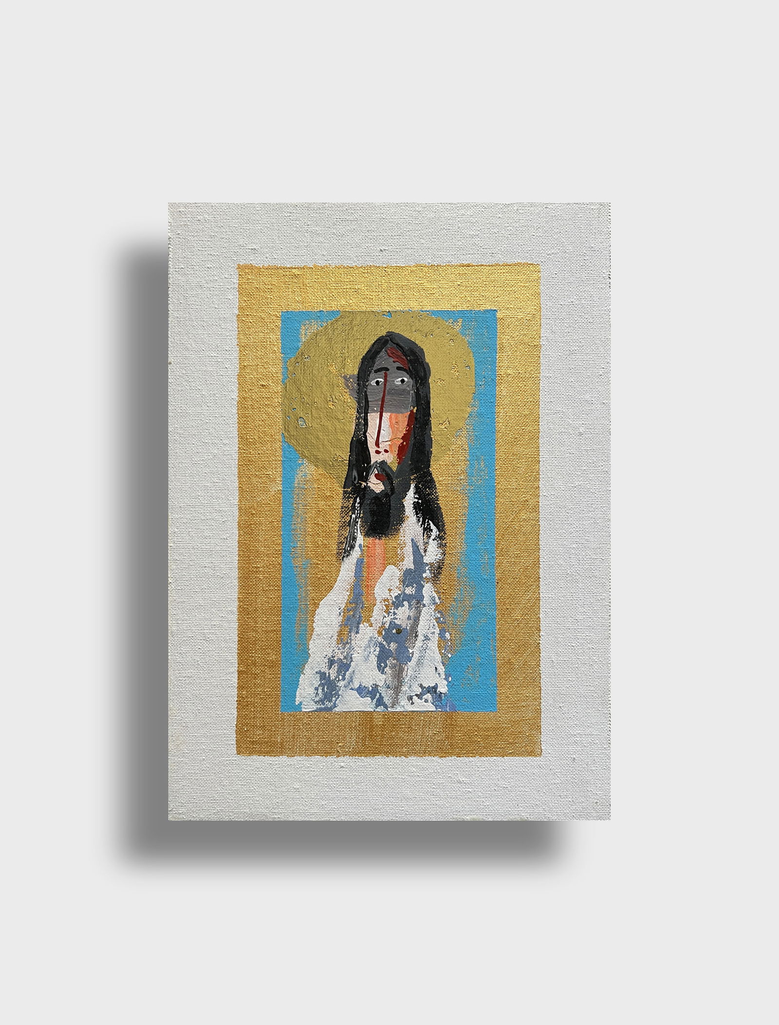 Acrylic painting Jesus K. Leonid - 6