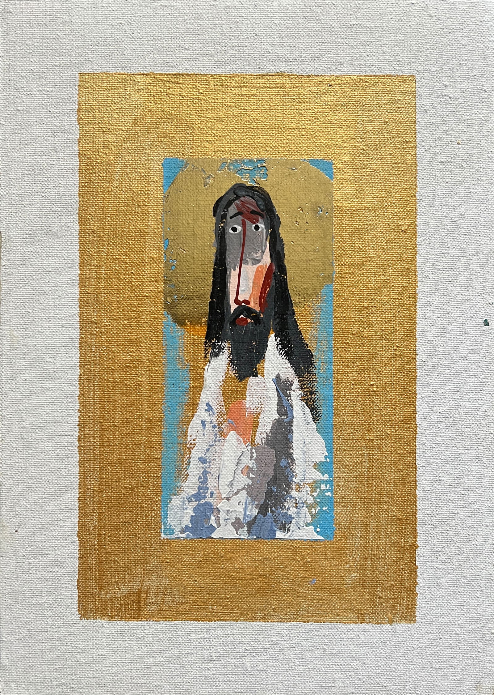 Acrylic painting Jesus K. Leonid (1 of 6)