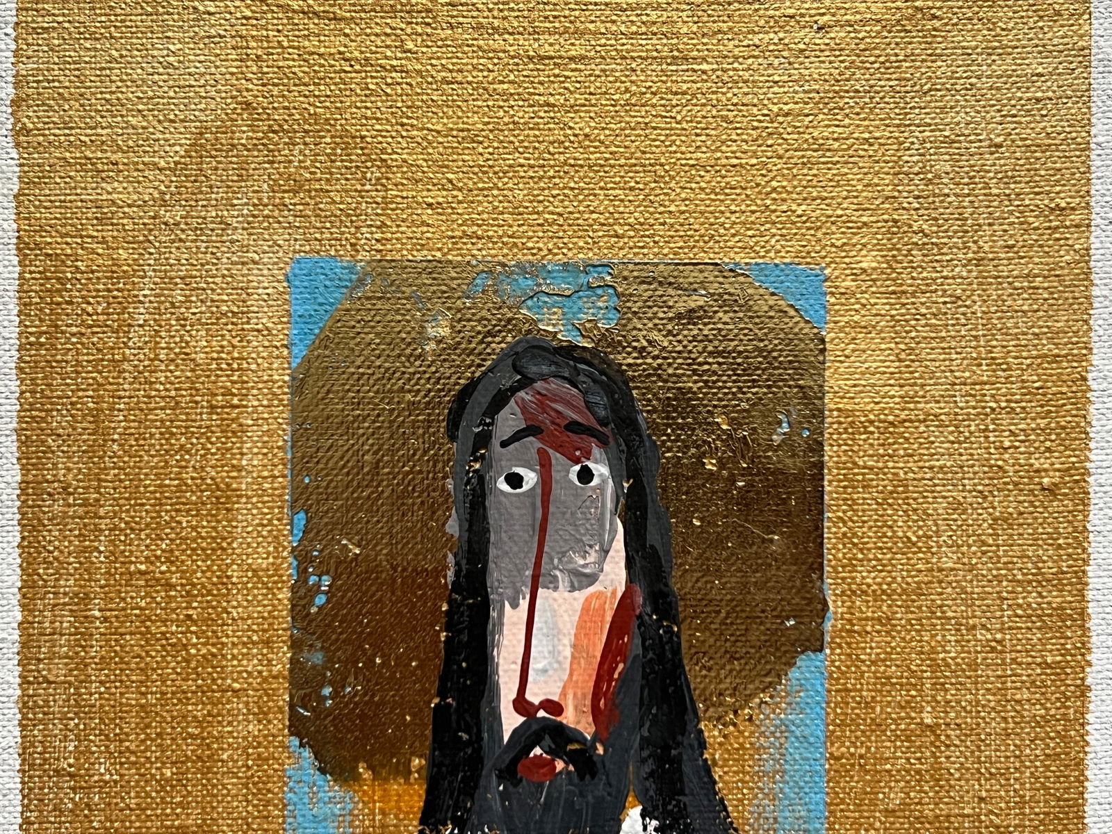 Acrylic painting Jesus K. Leonid - 3