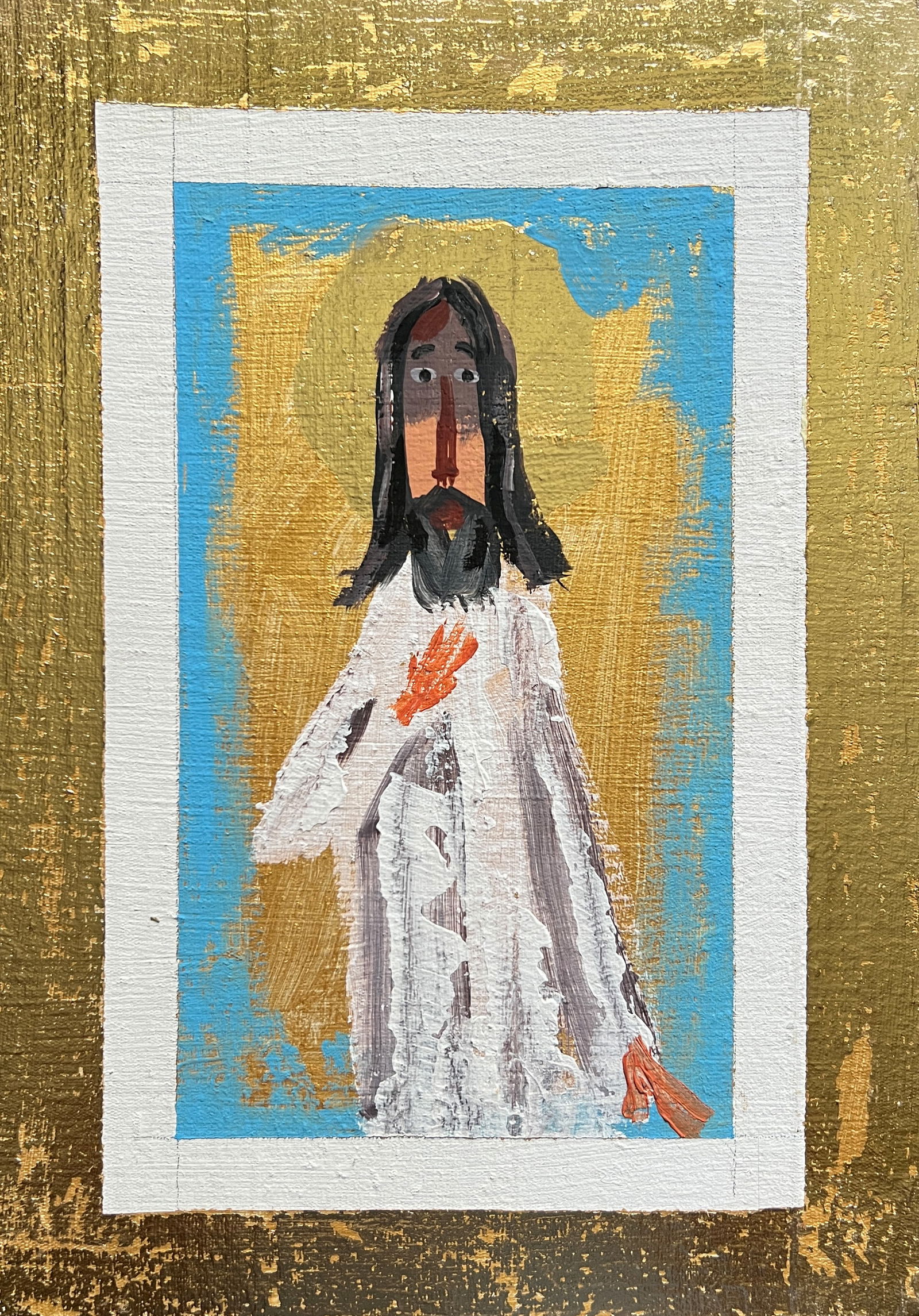 Acrylic painting Jesus K. Leonid (1 of 6)