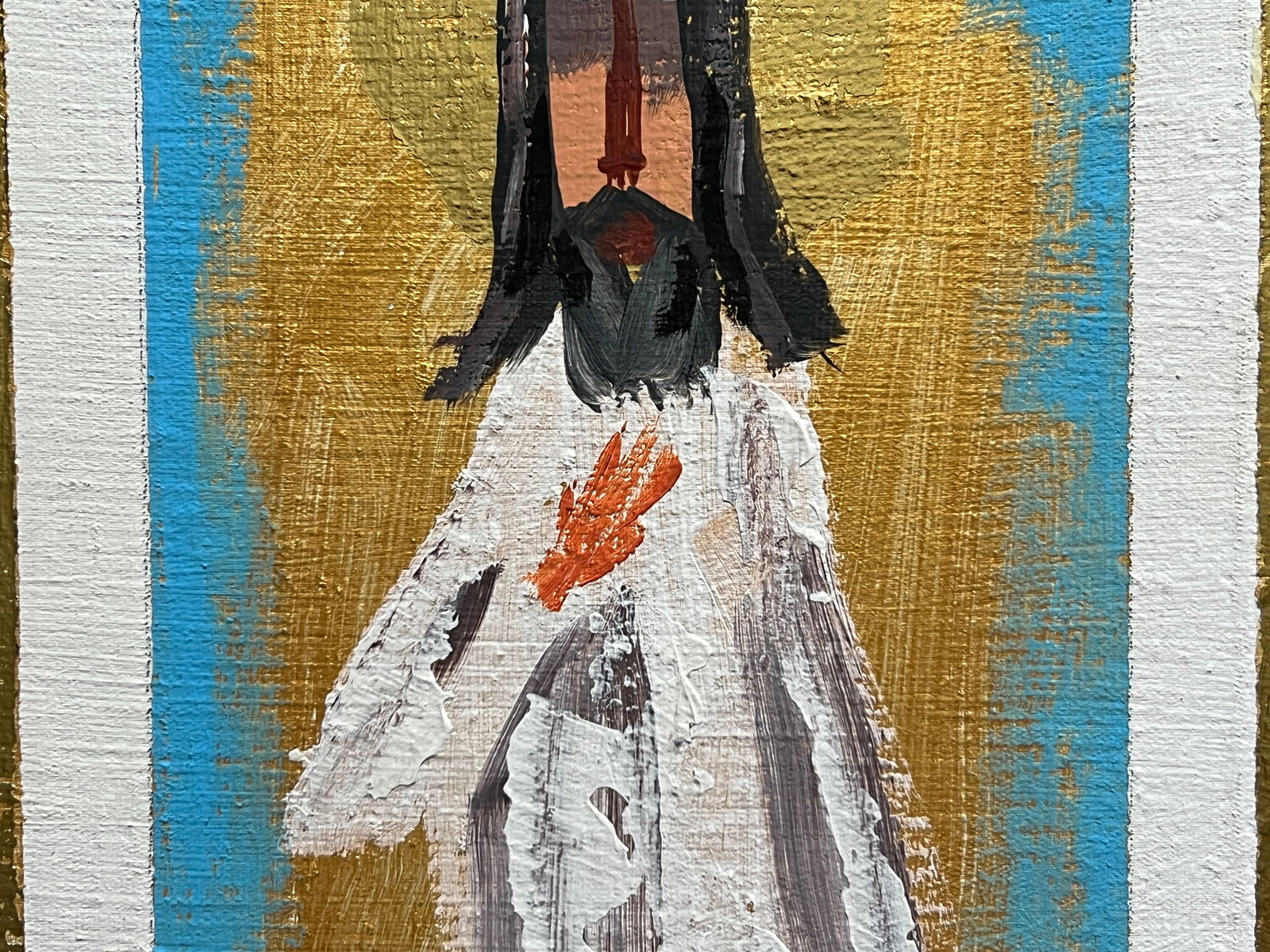 Acrylic painting Jesus K. Leonid - 3