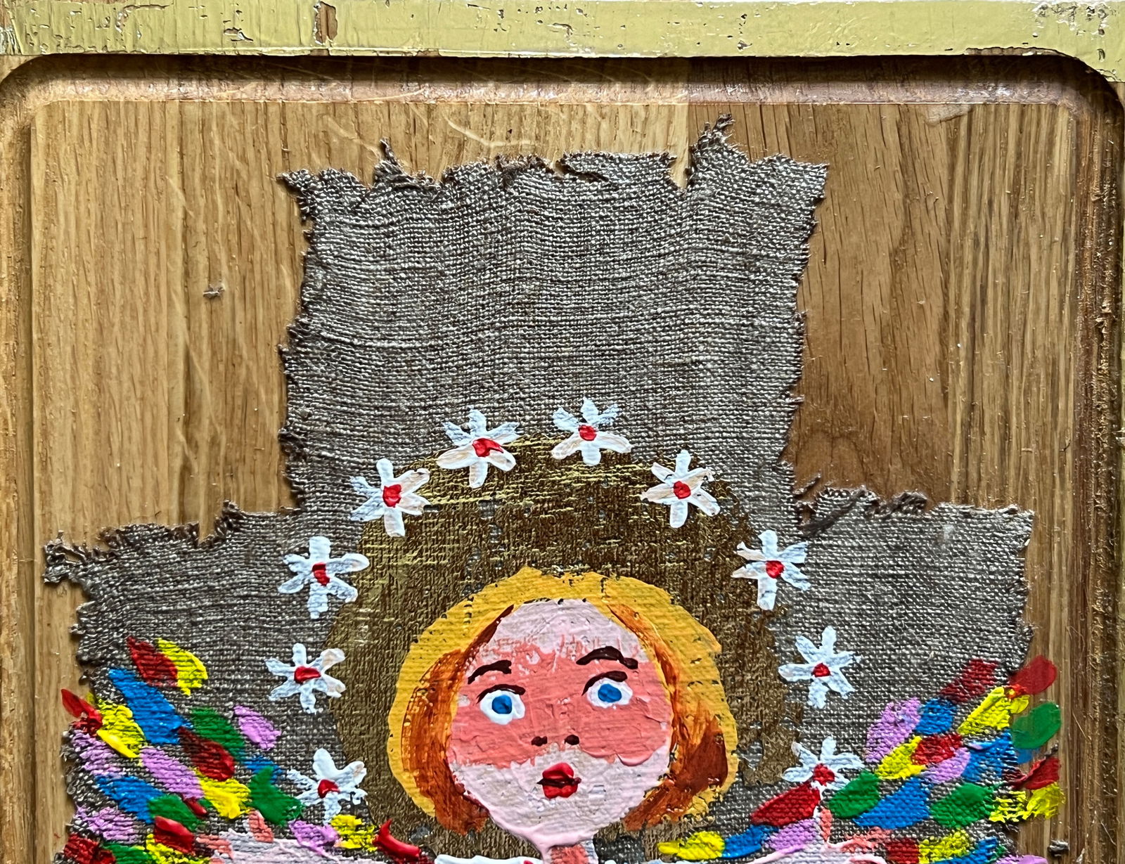 Acrylic painting angel K. Leonid author's technique - 5