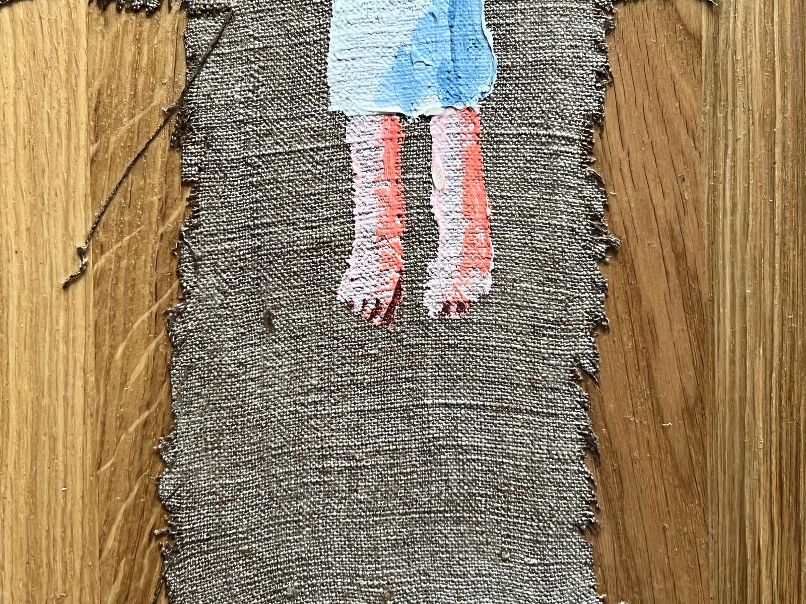 Acrylic painting angel K. Leonid author's technique - 7