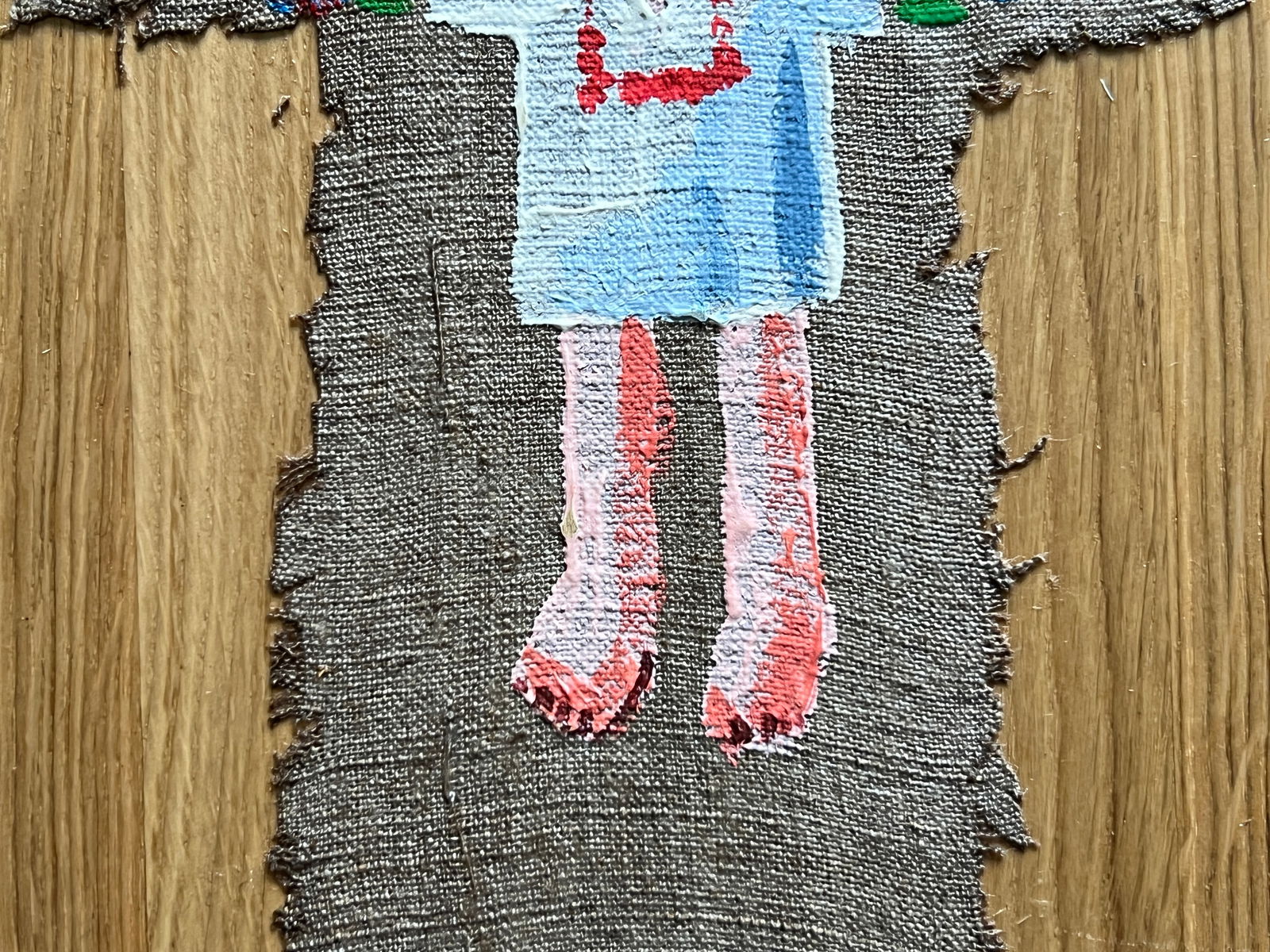 Acrylic painting angel K. Leonid author's technique - 4