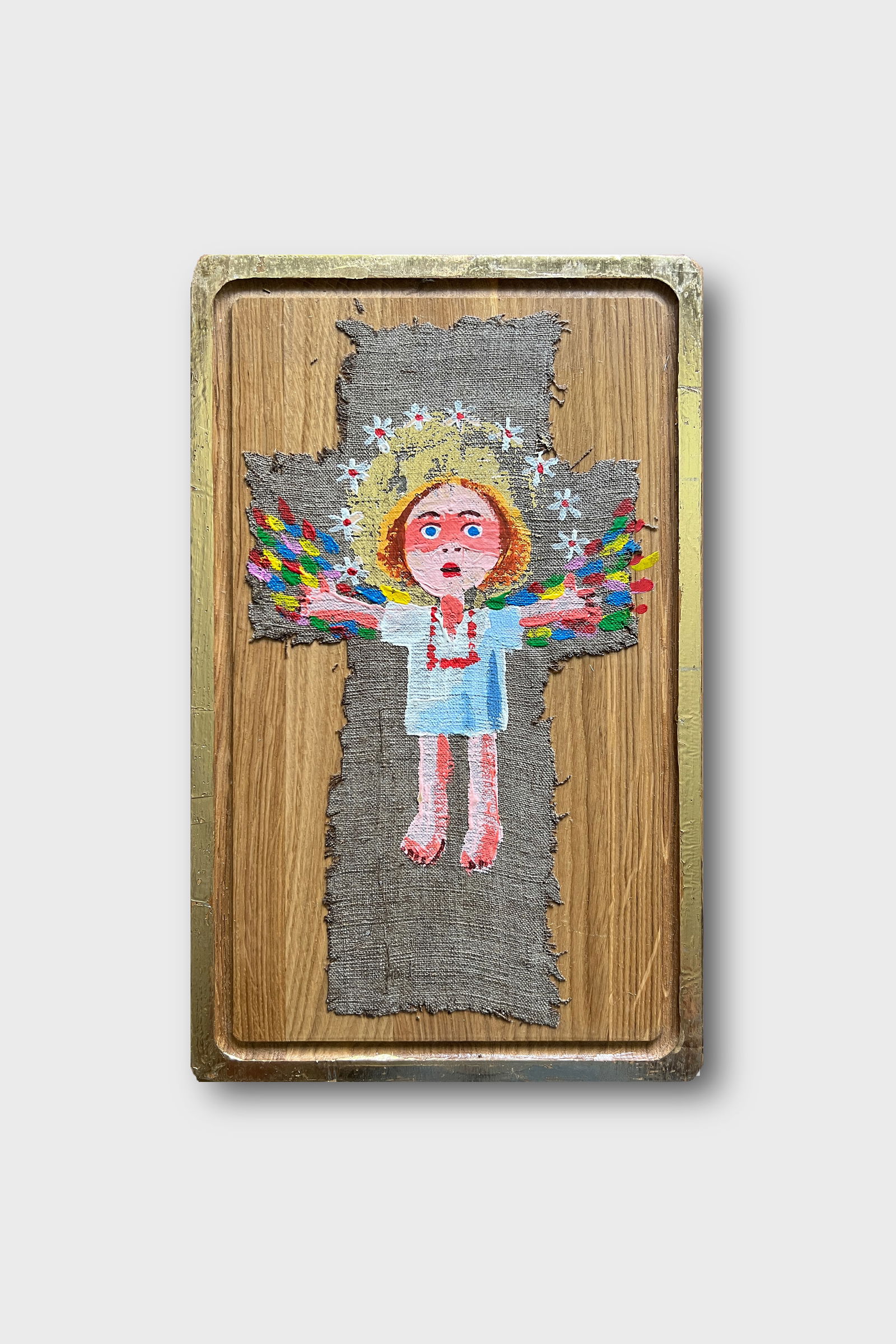 Acrylic painting angel K. Leonid author's technique - 7