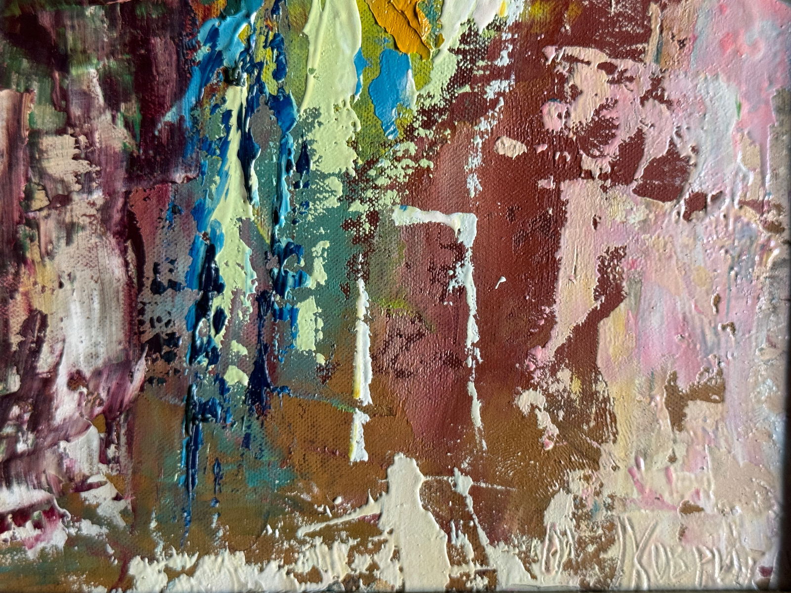 Abstract Oil painting Figure K. Leonid - 5