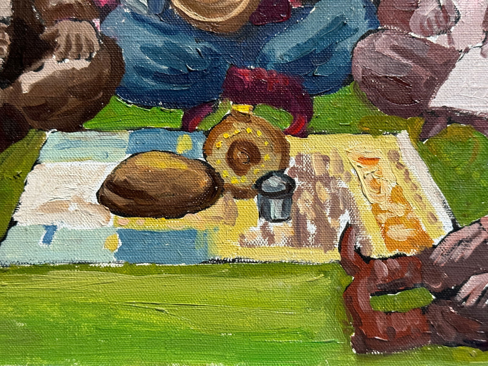 Oil painting with frame Cossack Mamai K. Leonid - 5