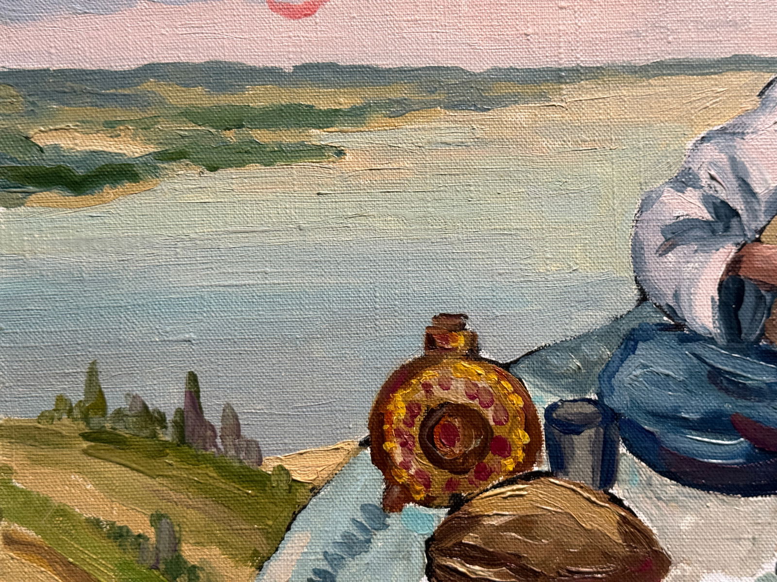 Oil painting with frame Cossack Mamai K. Leonid - 3