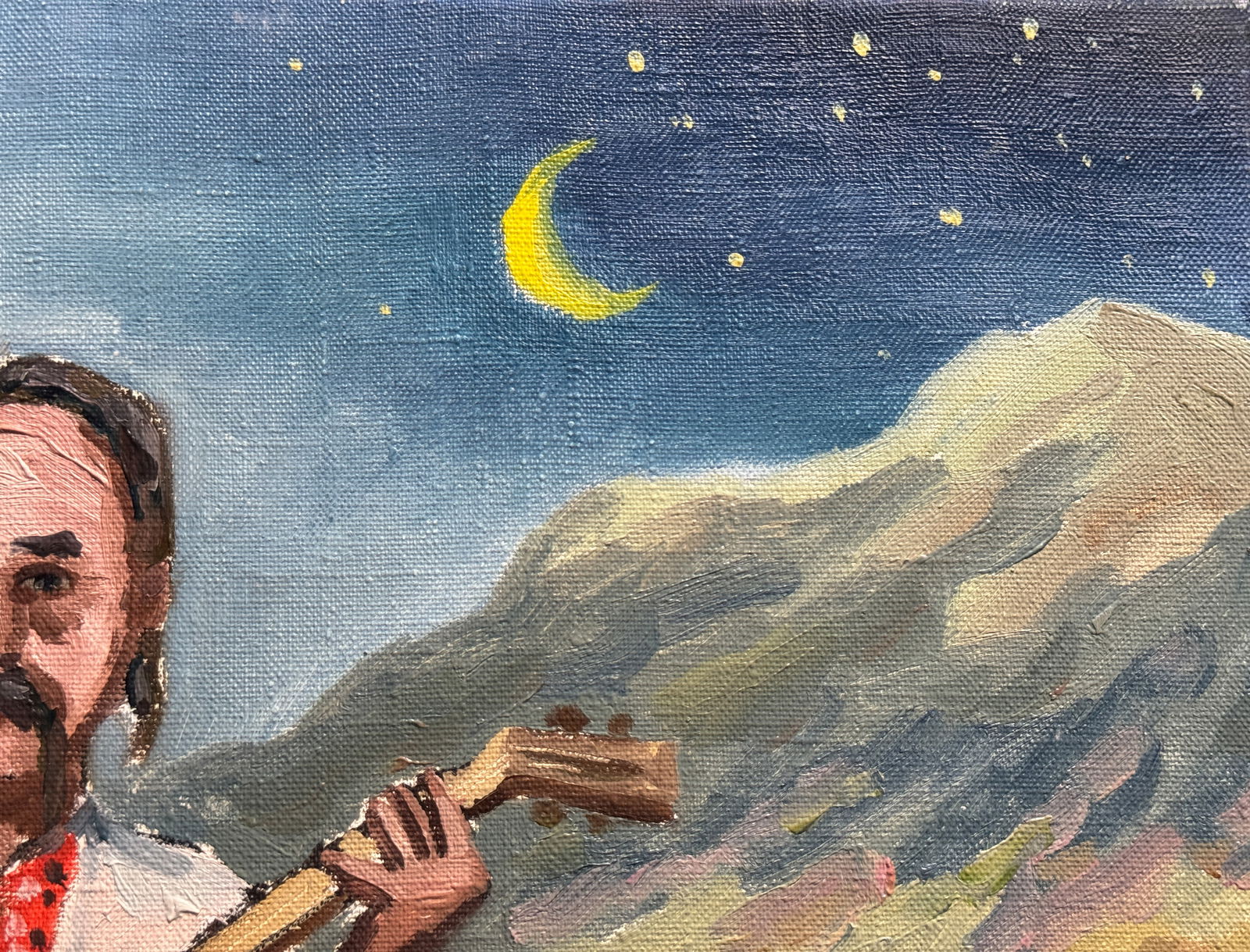 Oil painting with frame Cossack Mamai K. Leonid - 8