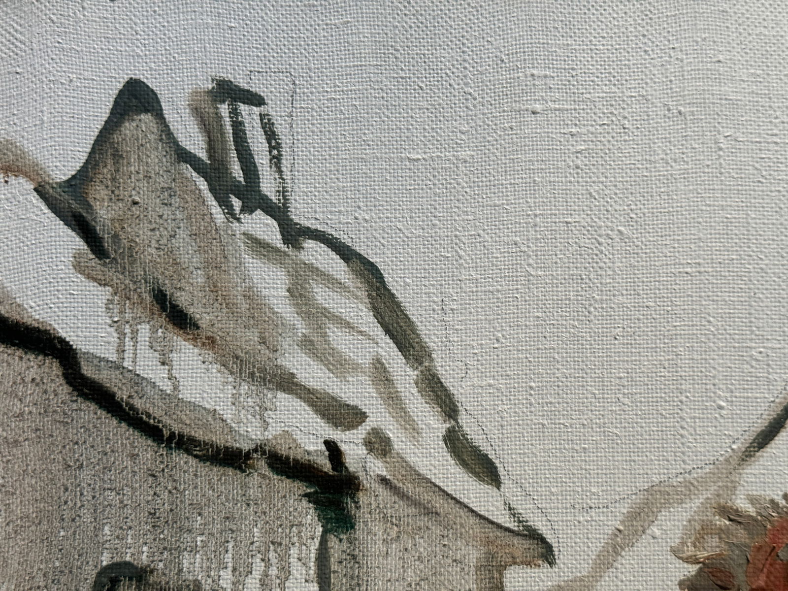 Oil painting with frame Ukrainian puppet theater K. Leonid - 3