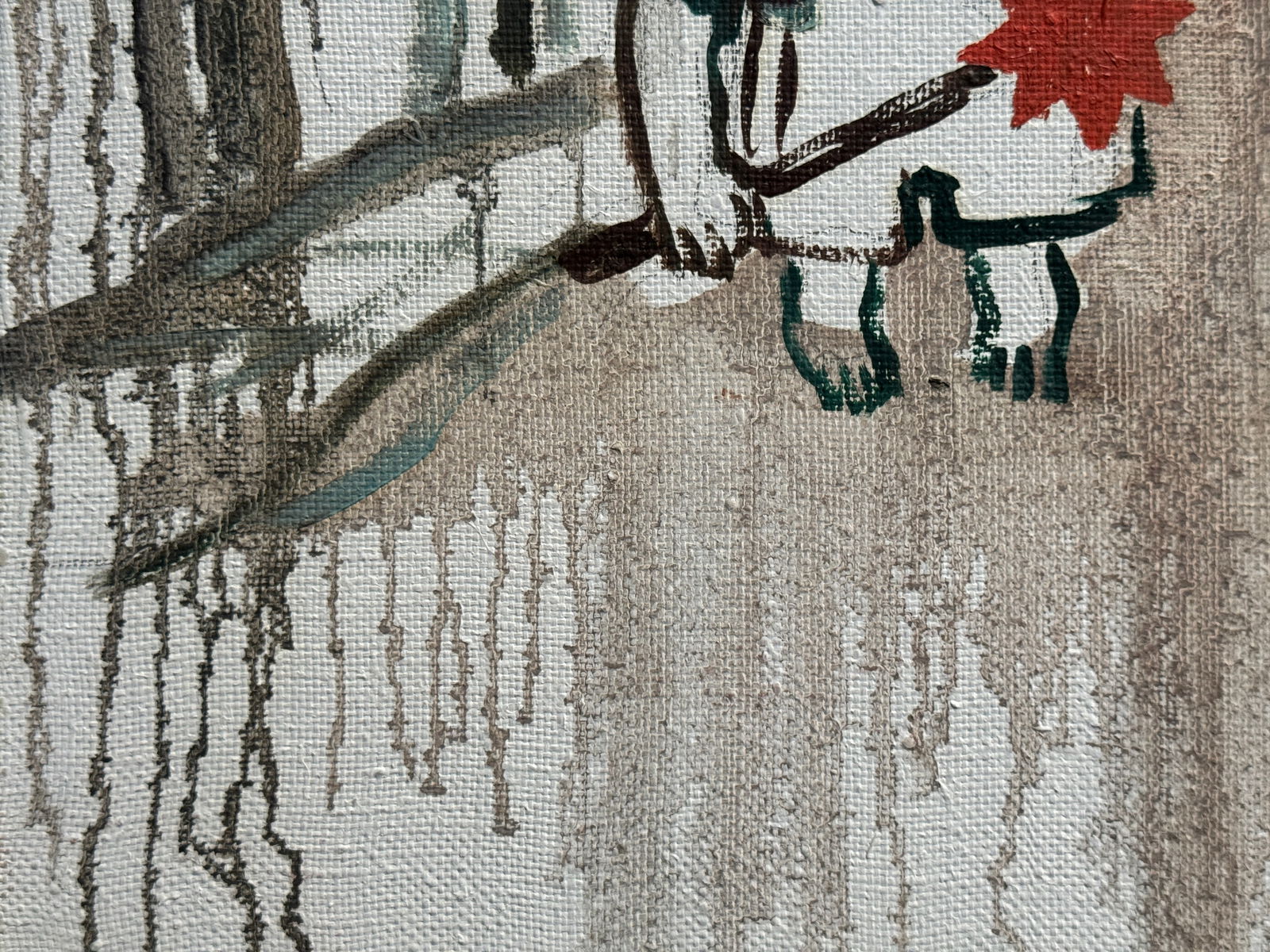 Oil painting with frame Ukrainian puppet theater K. Leonid - 6