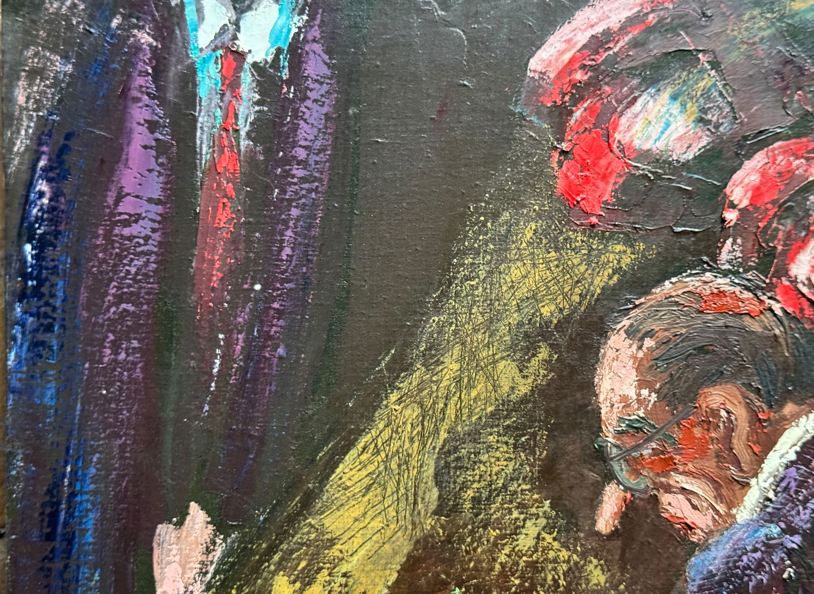 Oil painting with frame bribe K. Leonid - 3