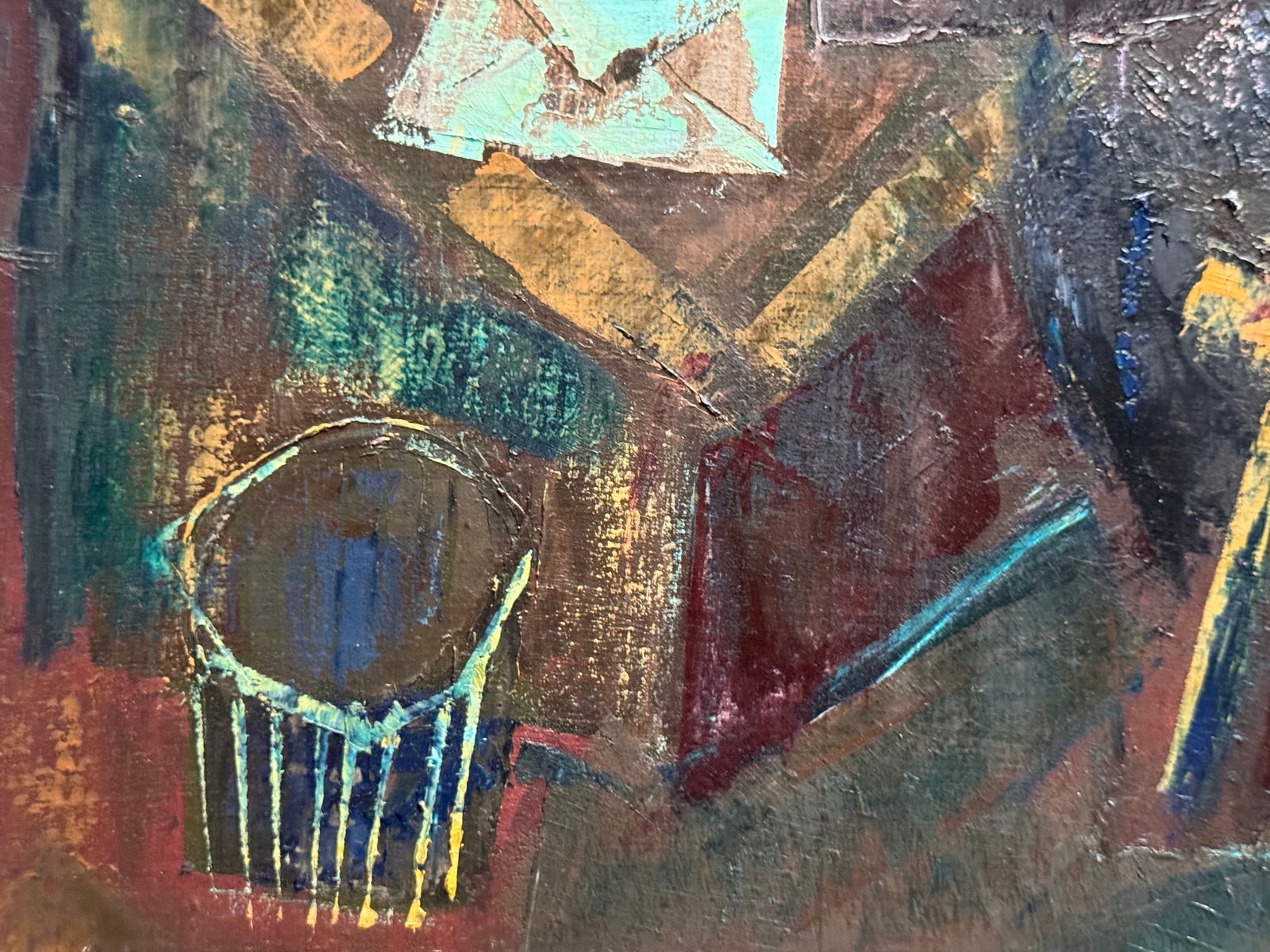 Oil painting with frame bribe K. Leonid - 5