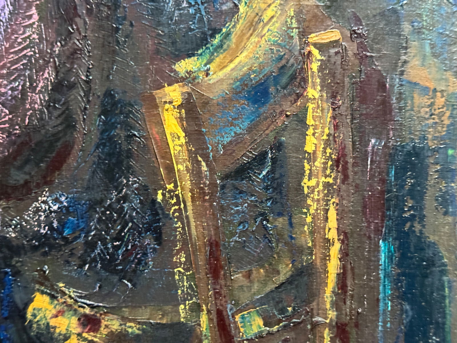 Oil painting with frame bribe K. Leonid - 8