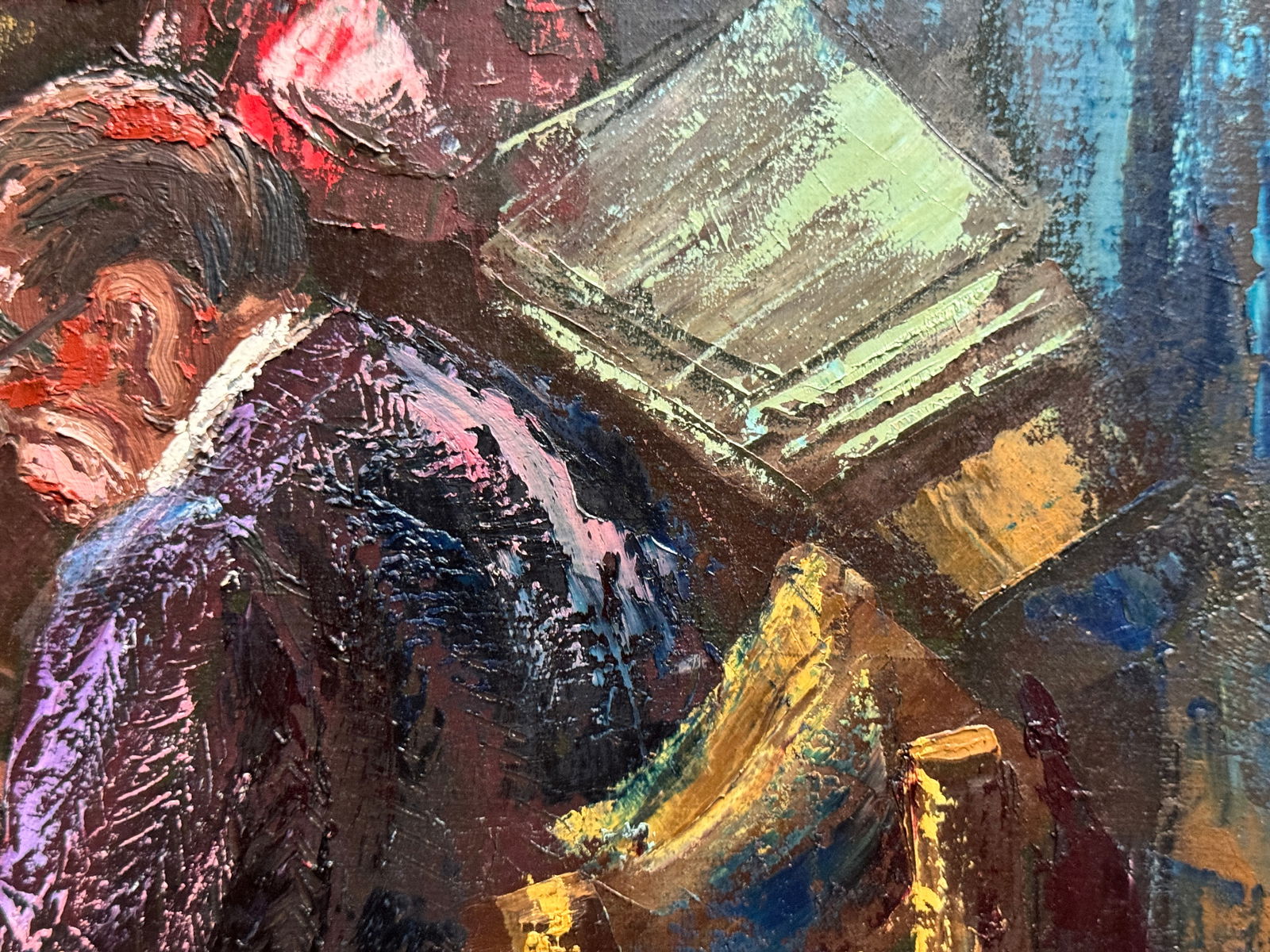 Oil painting with frame bribe K. Leonid - 9