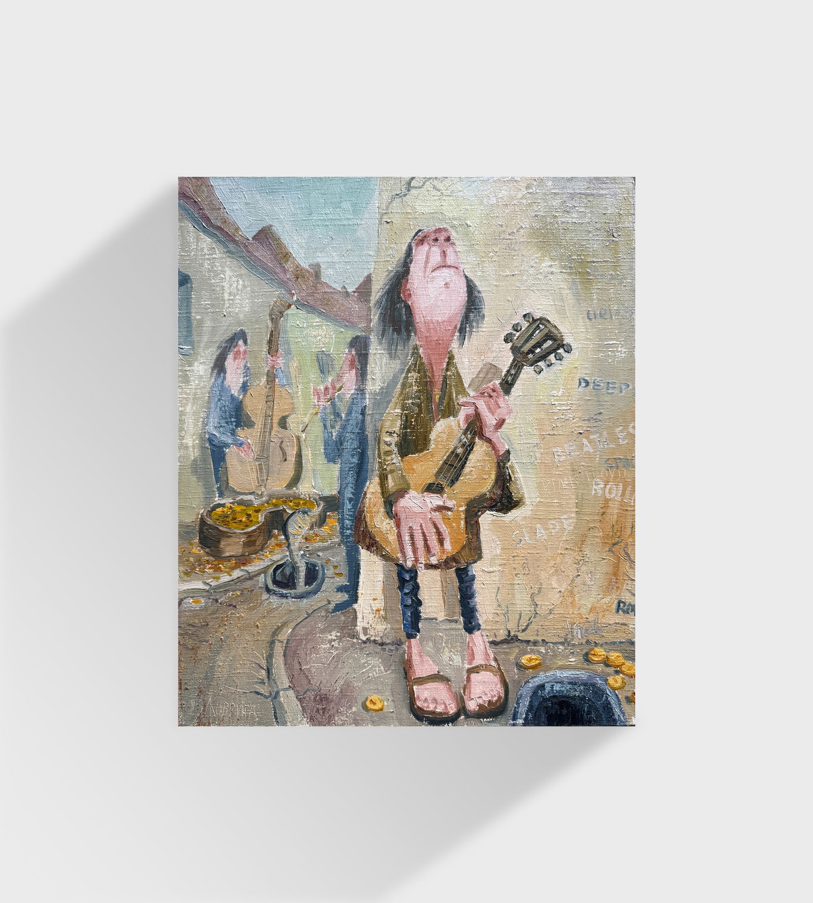 Oil painting with frame Bard K. Leonid - 11