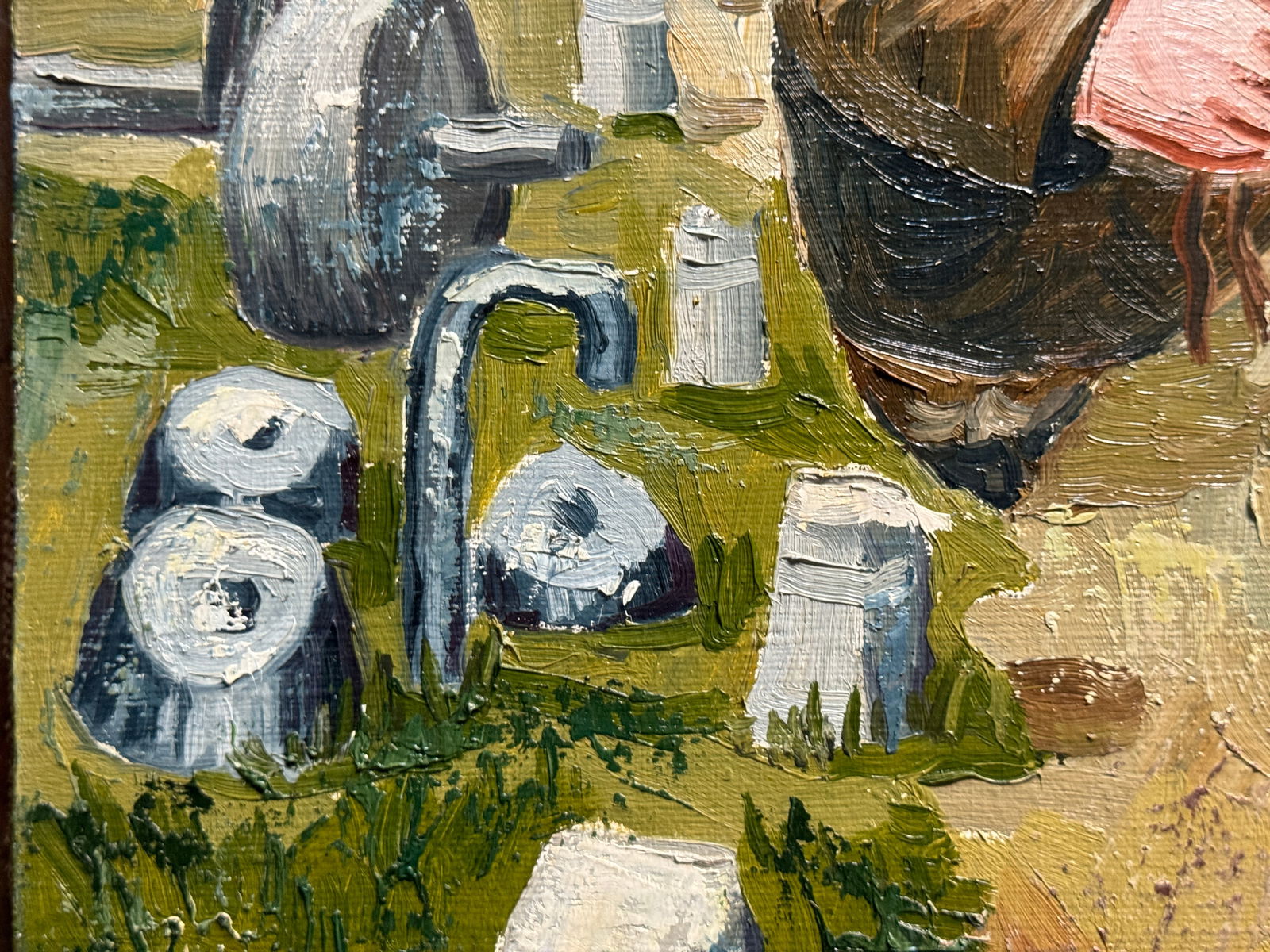 Oil painting with frame Pegasus K. Leonid - 4