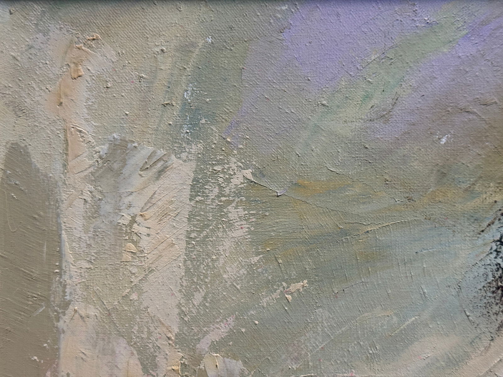 Abstract Oil painting with frame Figure K. Leonid - 2