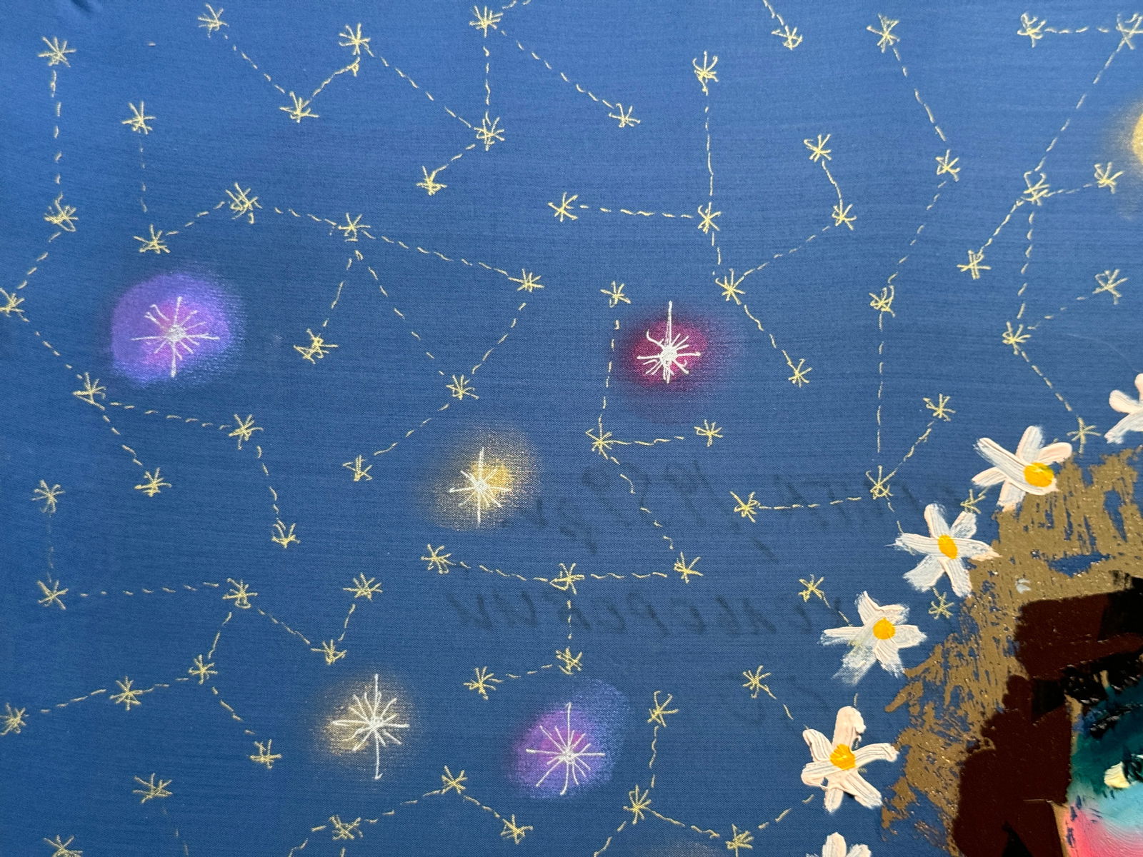 Oil painting with frame the third angel is colored K. Leonid - 2