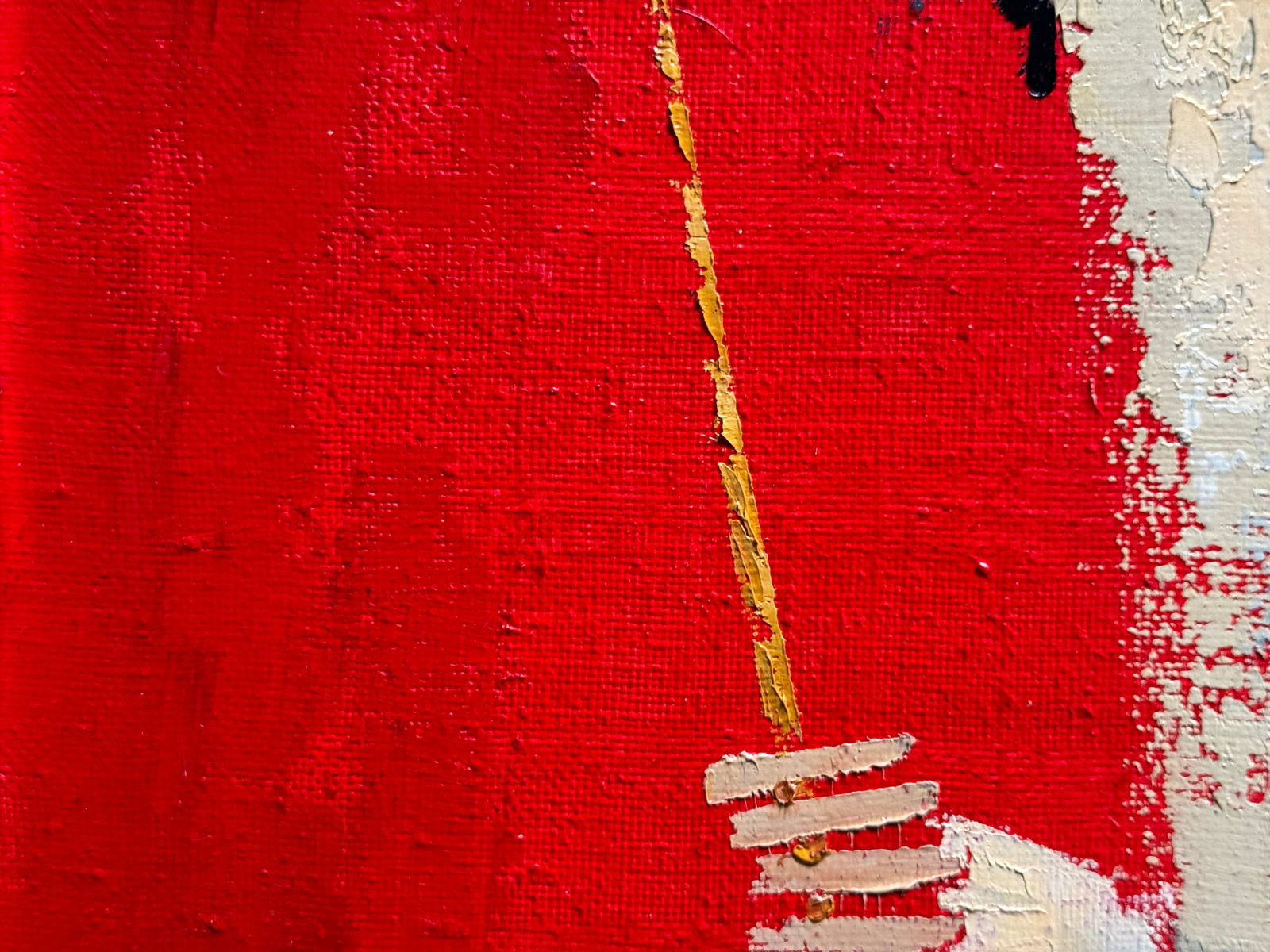 Abstract Oil painting with frame The third angel K. Leonid - 4