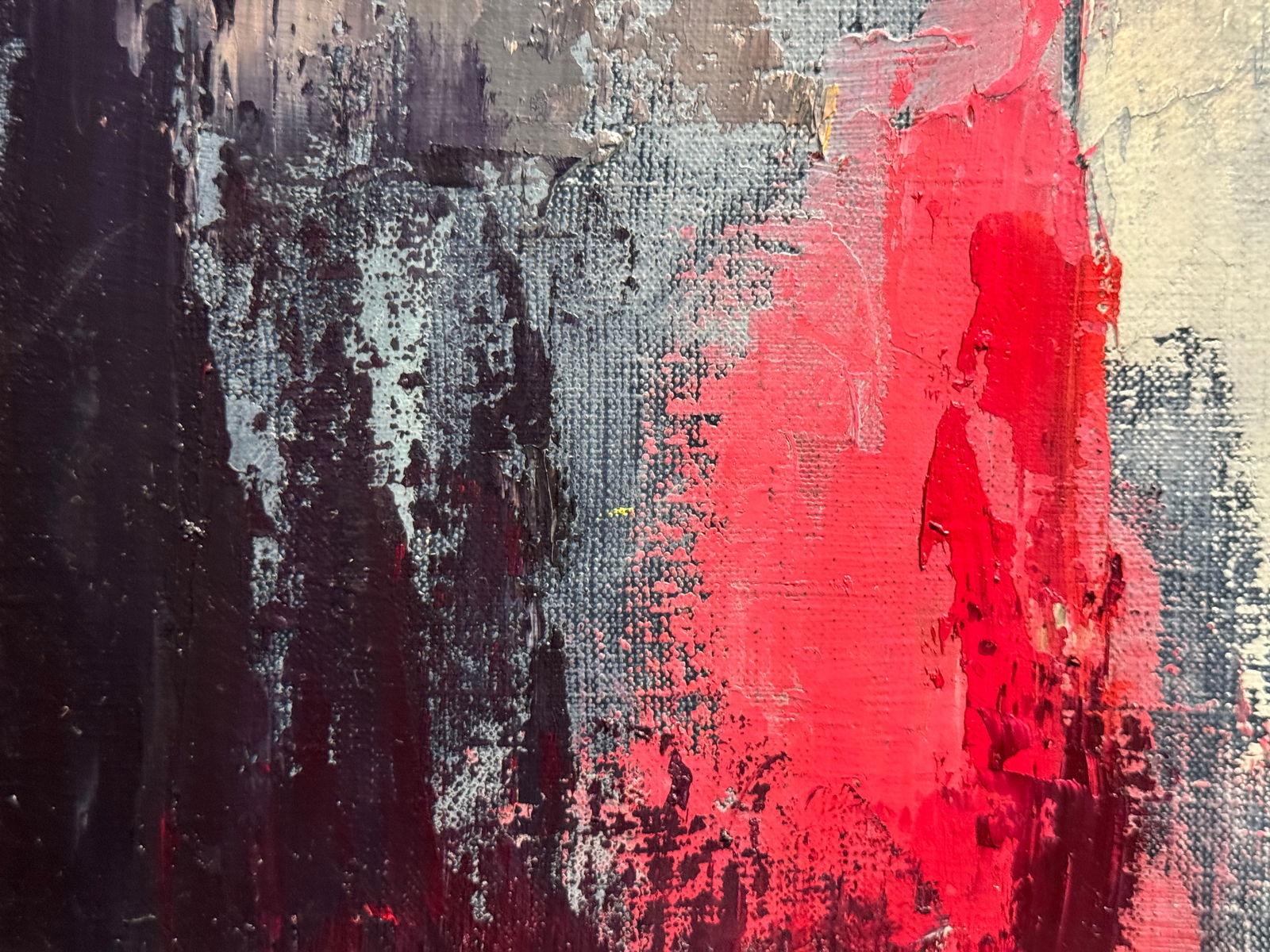 Abstract Oil painting with frame Betrayal K. Leonid - 6