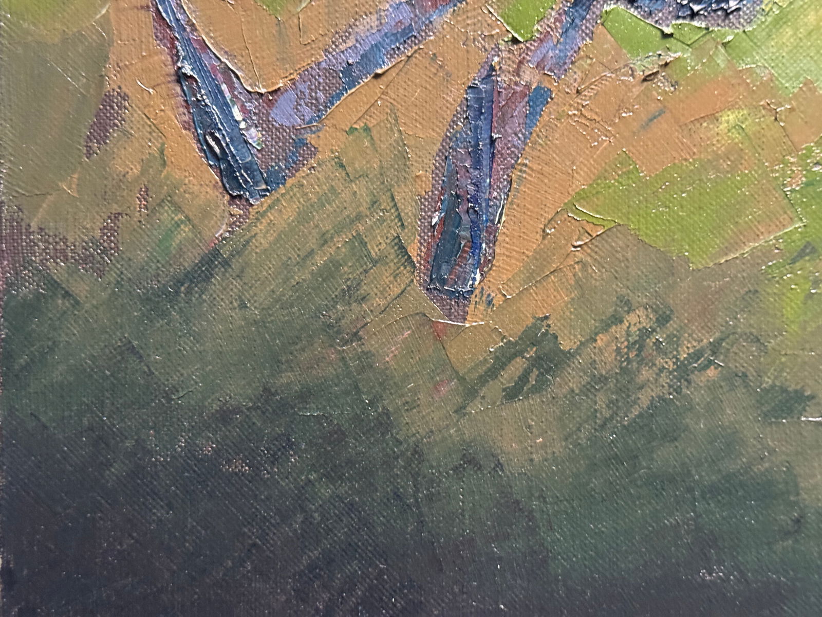 Oil painting with frame Don Quixote K. Leonid - 4