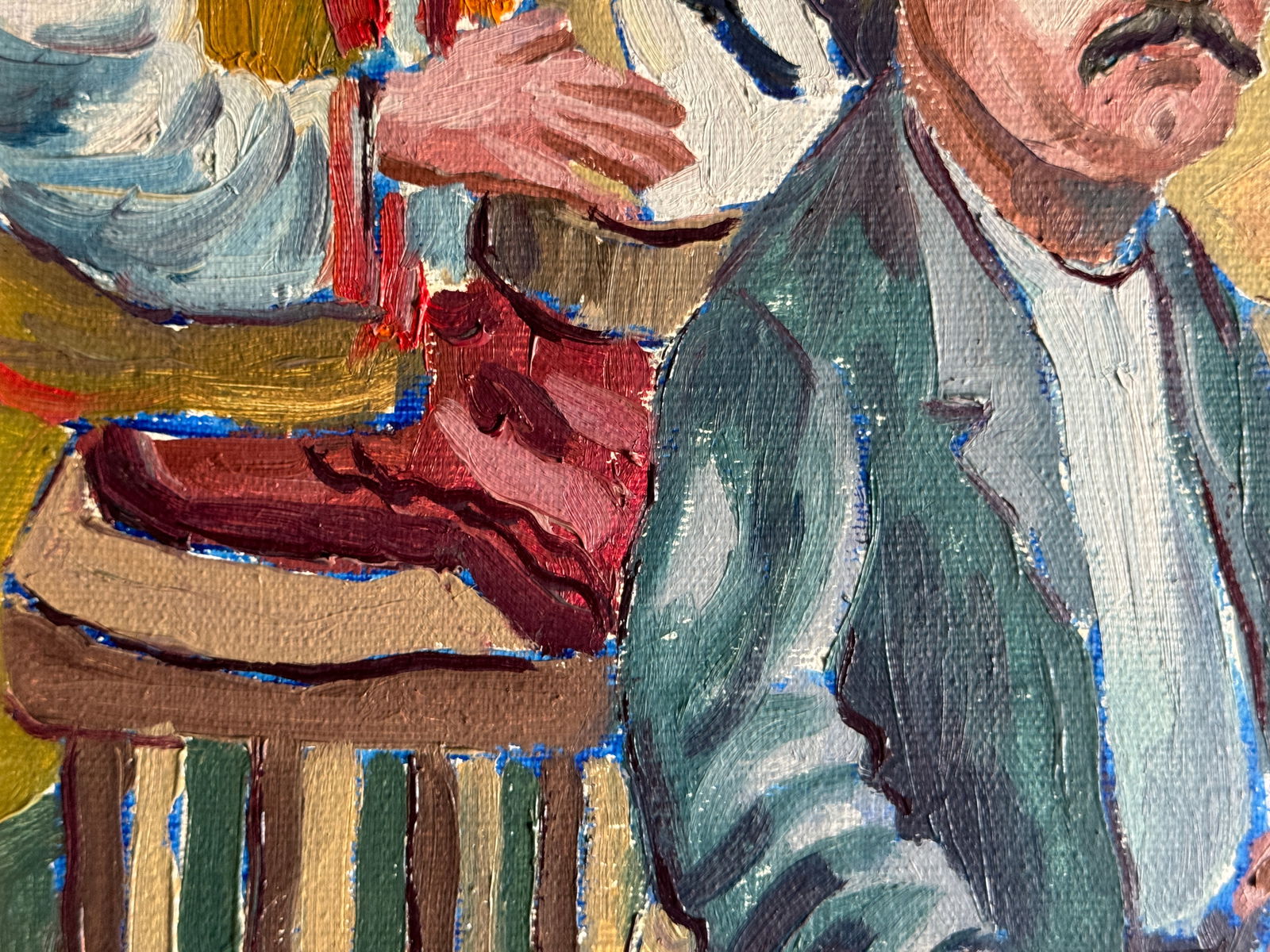 Oil painting with frame Unity K. Leonid - 4