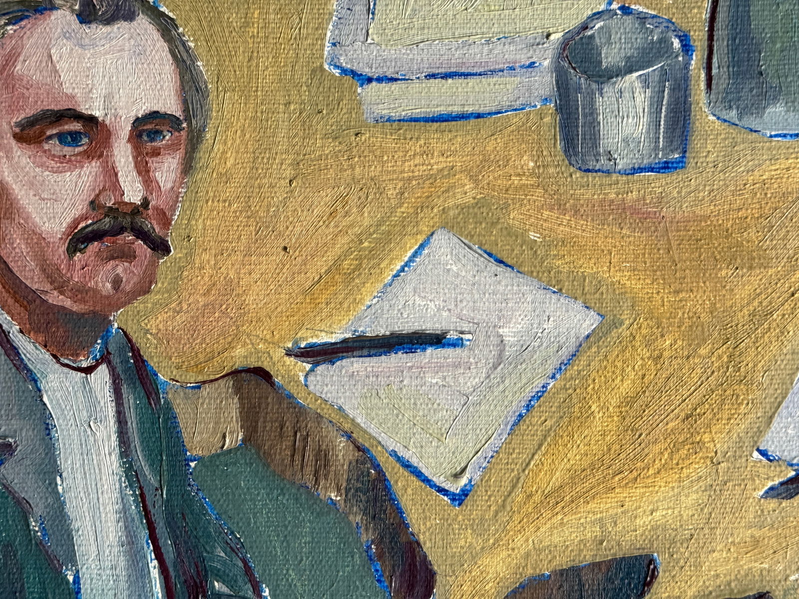 Oil painting with frame Unity K. Leonid - 7