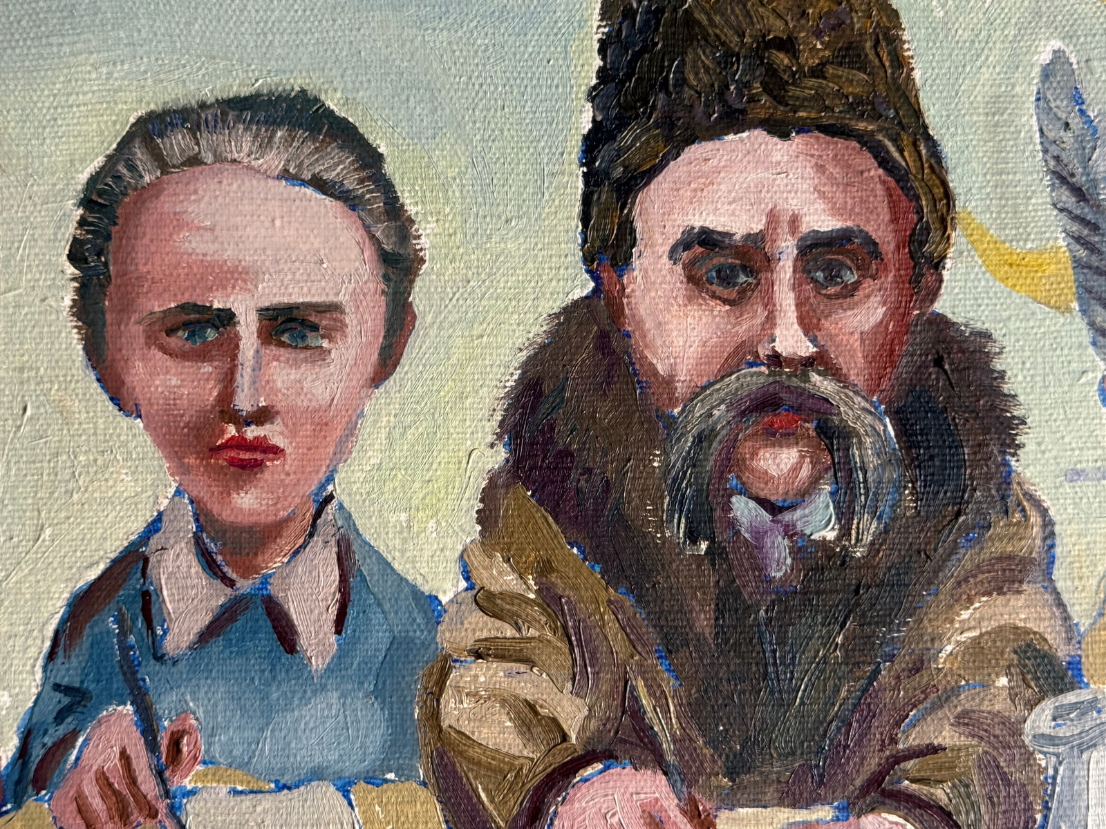 Oil painting with frame Unity K. Leonid - 9