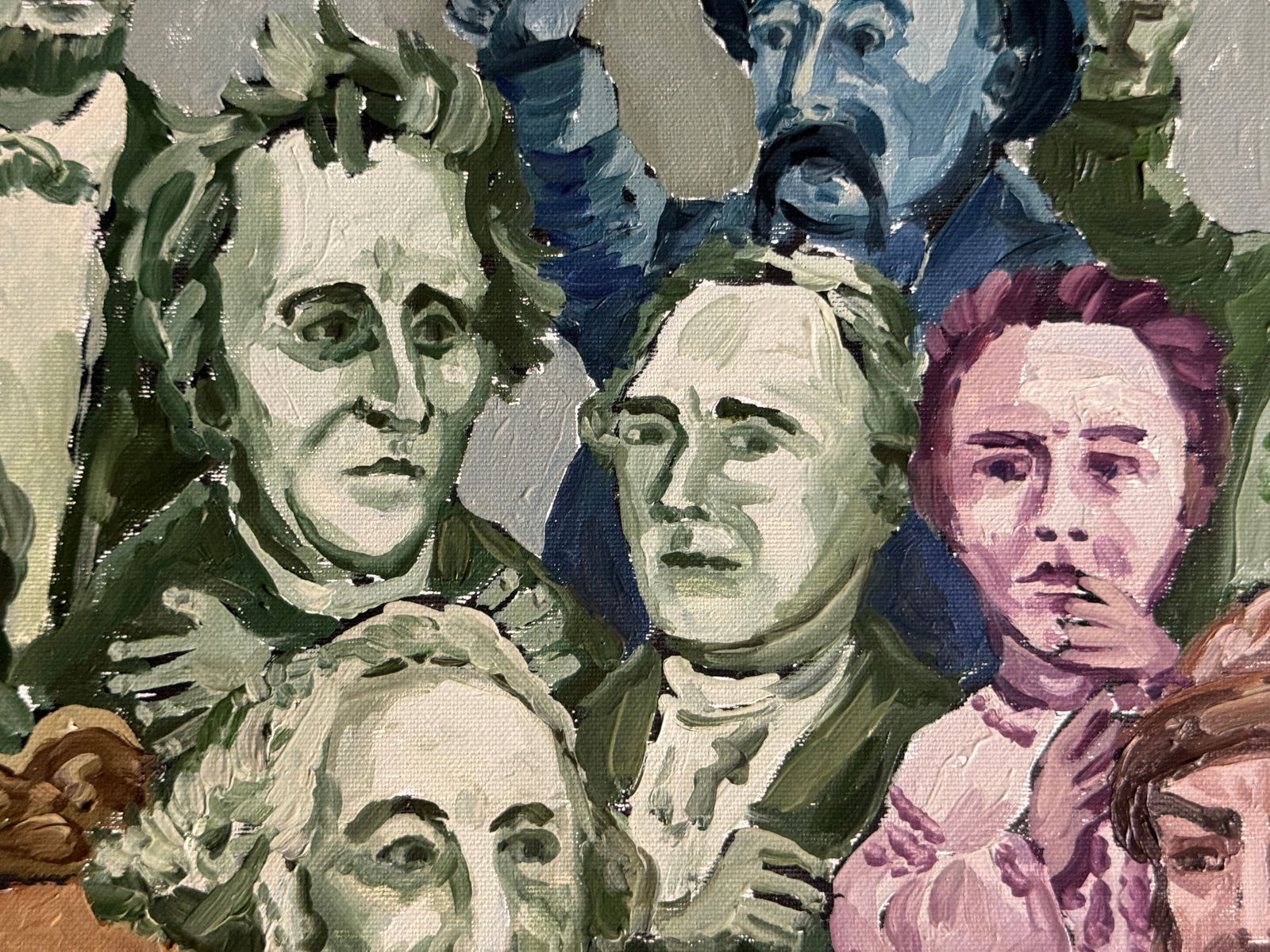 Oil painting with frame The match K. Leonid - 9