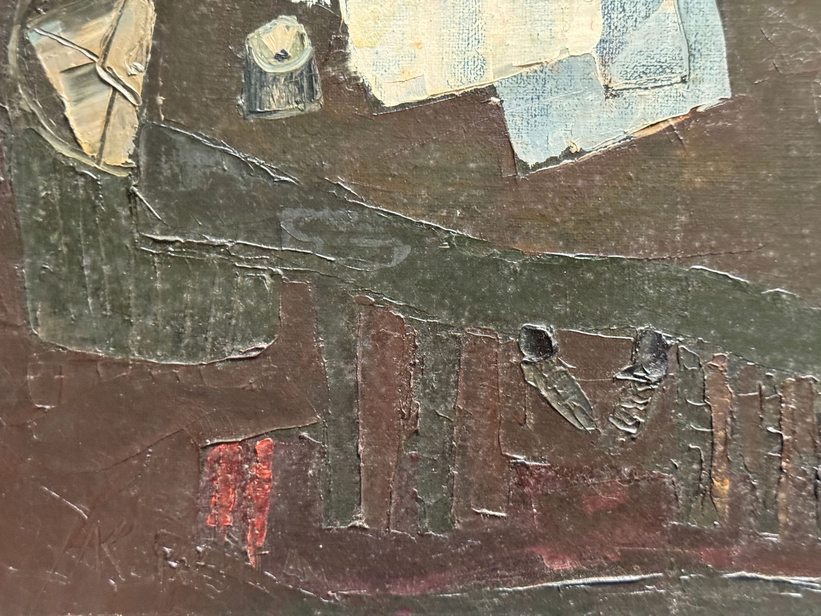 Oil painting with frame Mayor K. Leonid - 5