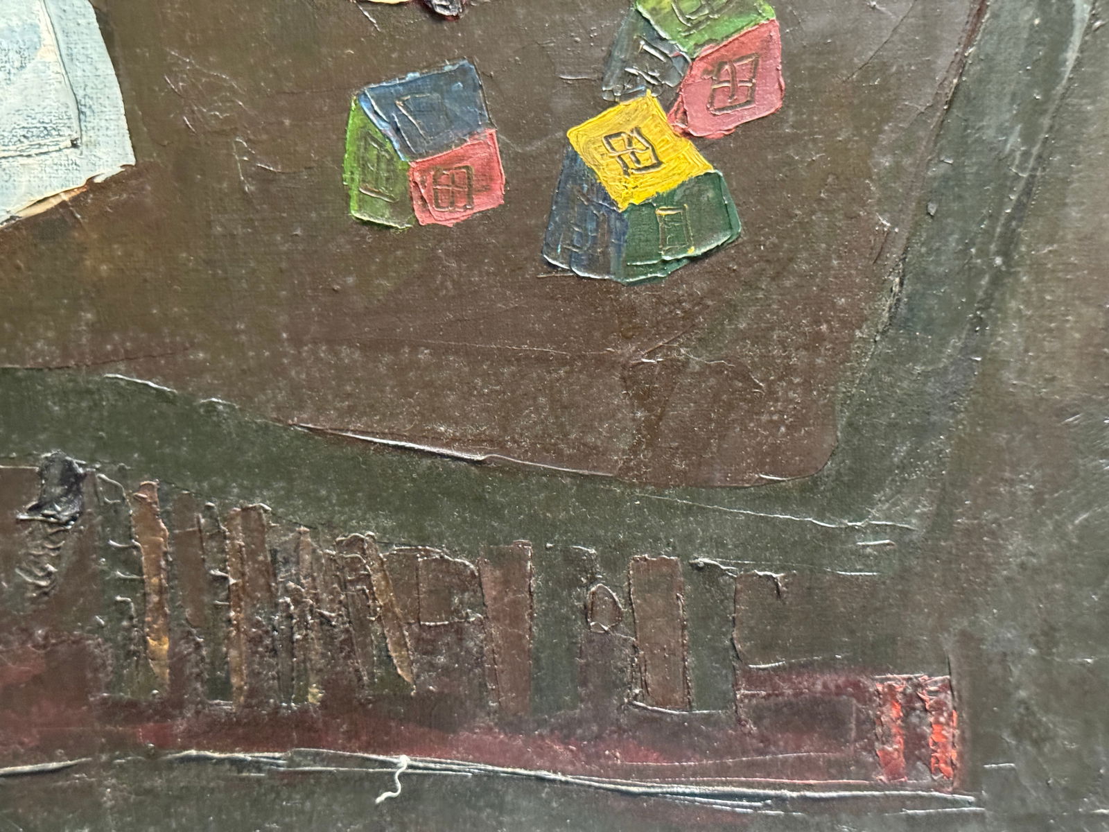 Oil painting with frame Mayor K. Leonid - 6