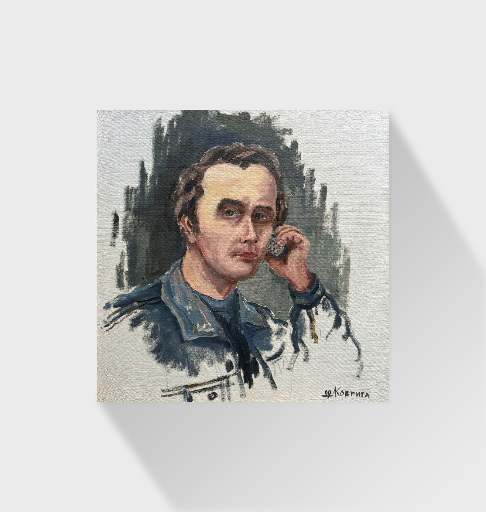 Oil painting with frame Taras Shevchenko K. Leonid - 15